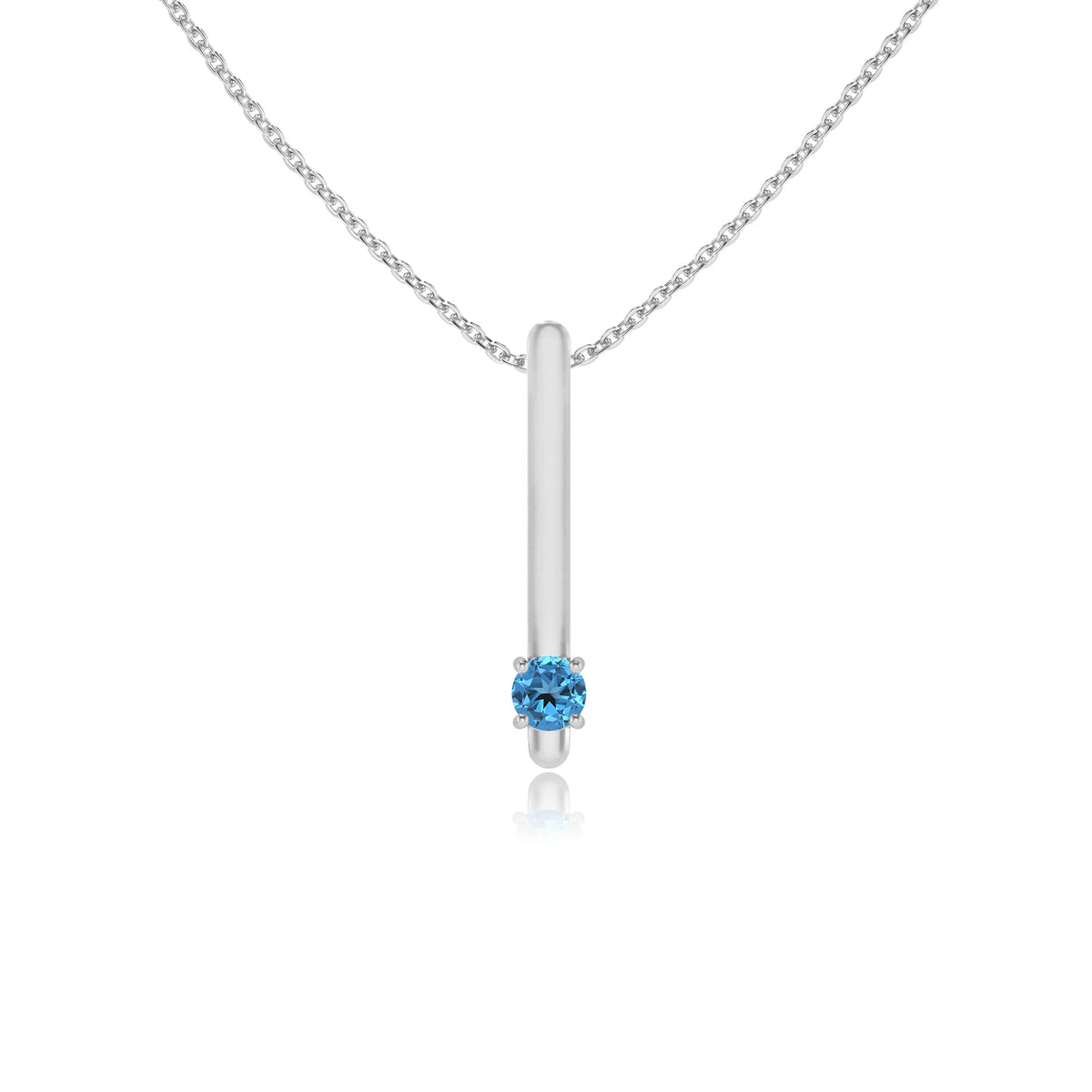 natural swiss-blue-topaz round bar necklaces in white gold 