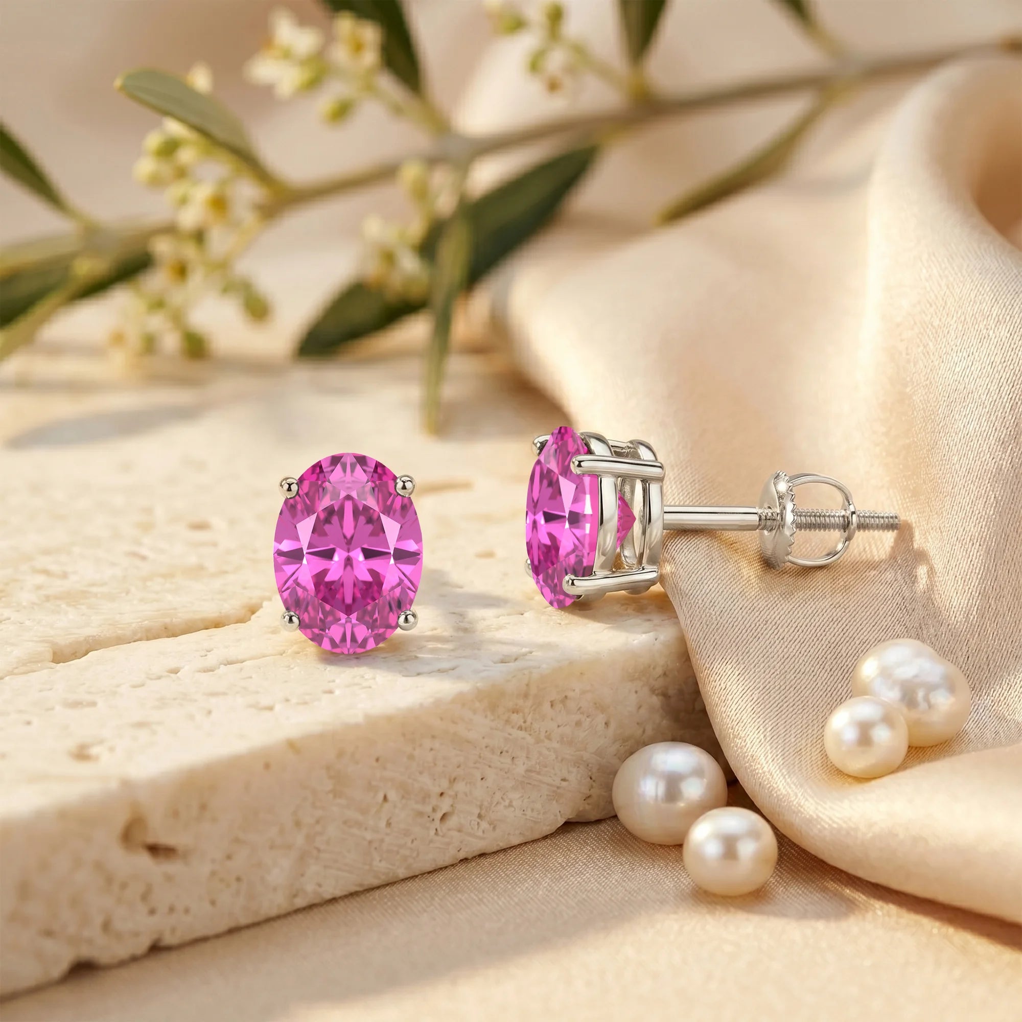 14K White Gold