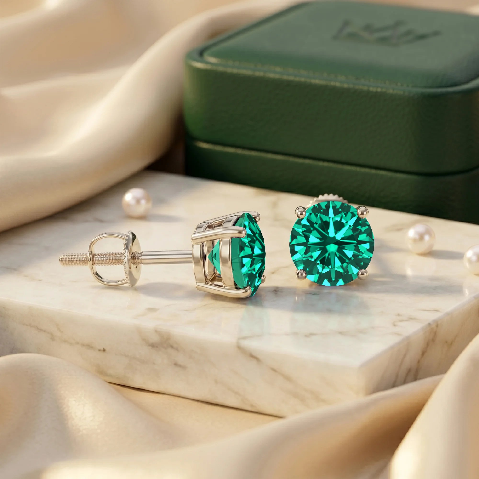 14K White Gold