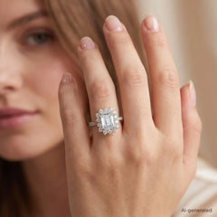 14K White Gold