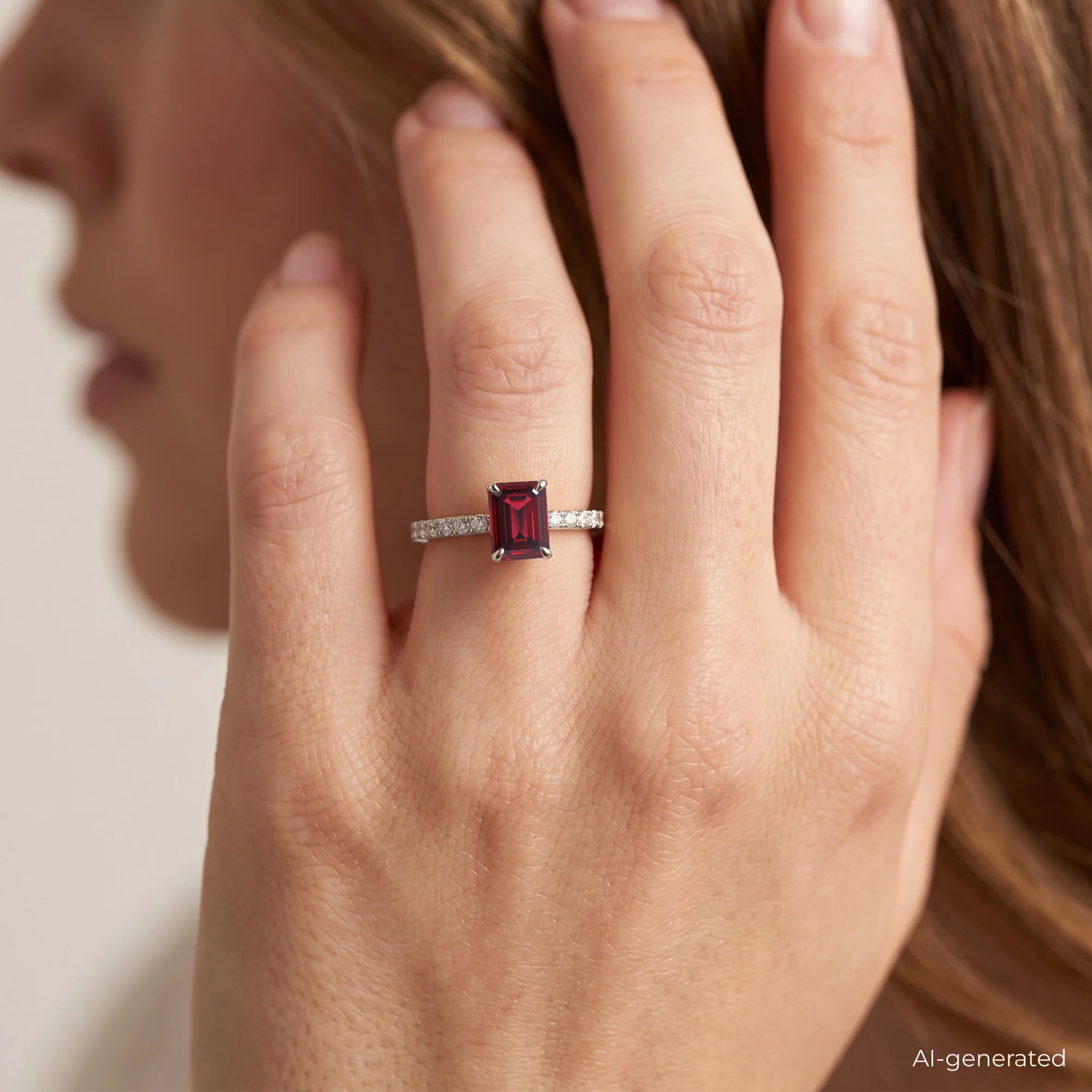 14K White Gold