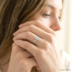14K White Gold