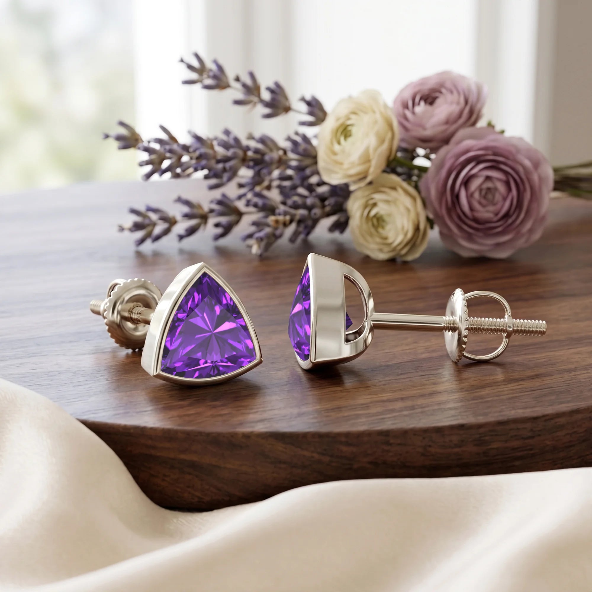 14K White Gold