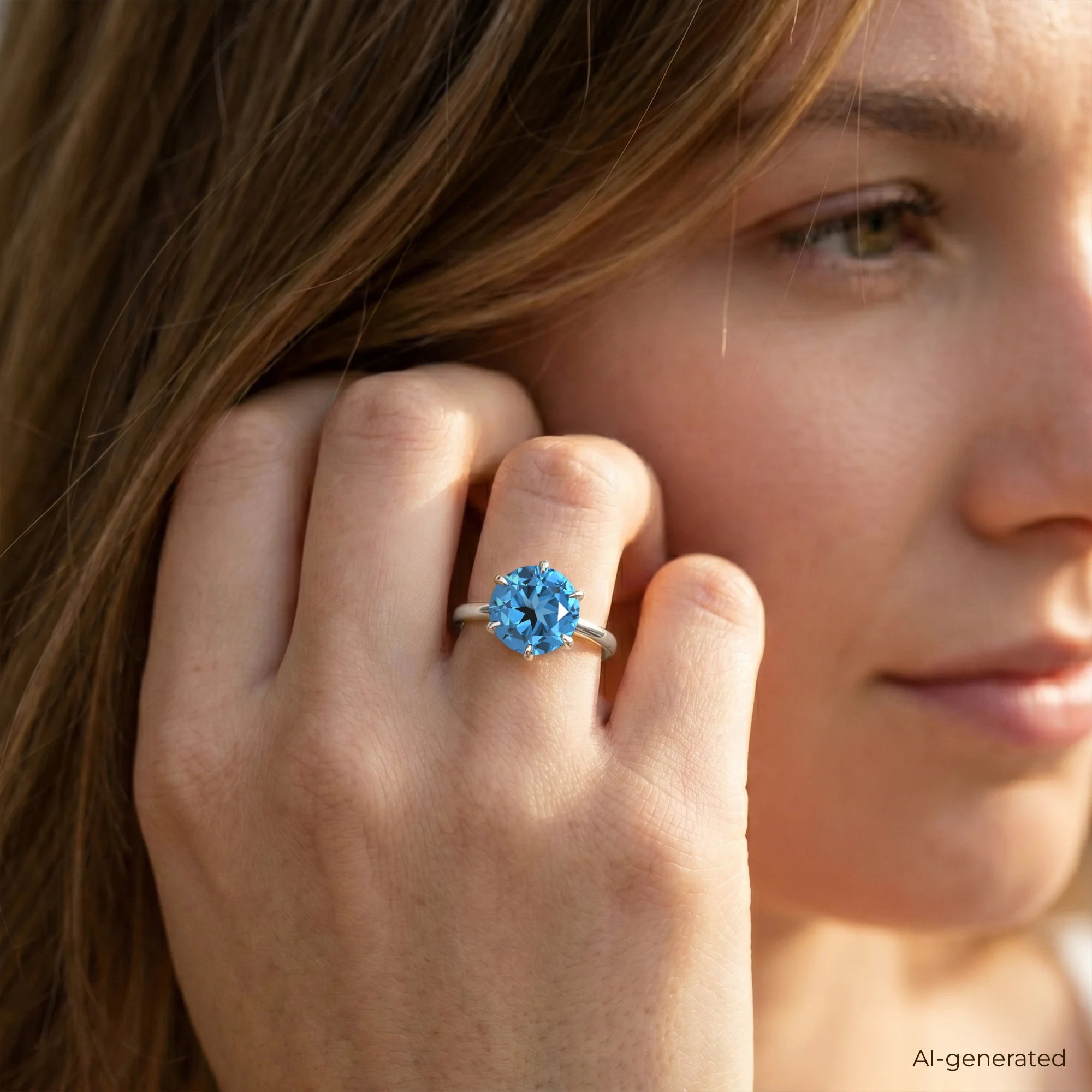 14K White Gold