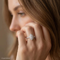 14K White Gold