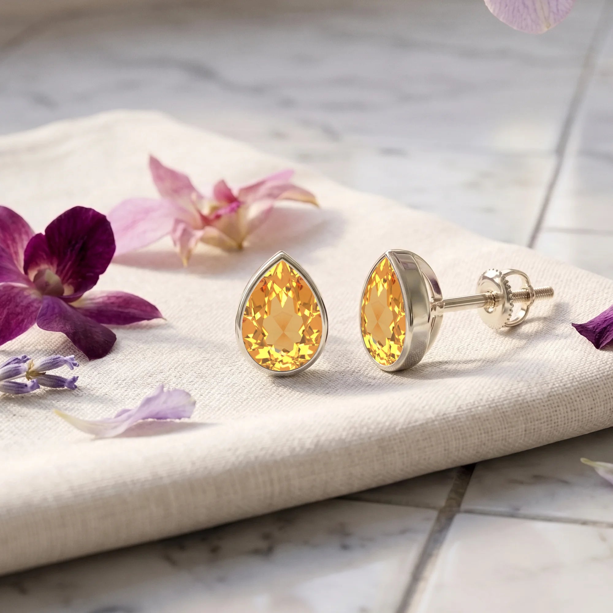 14K White Gold
