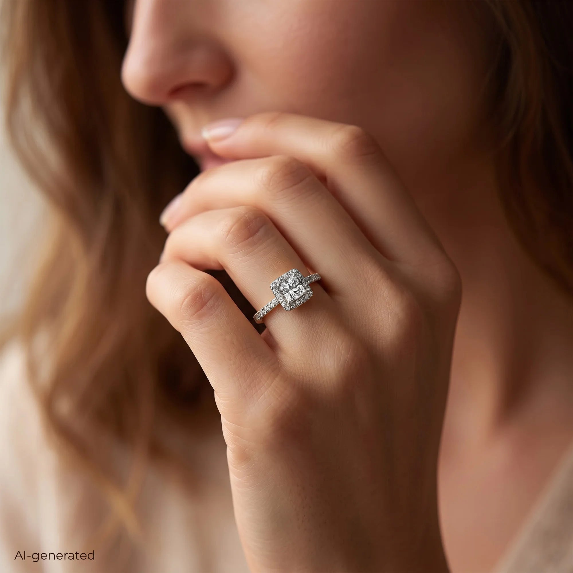 14K White Gold