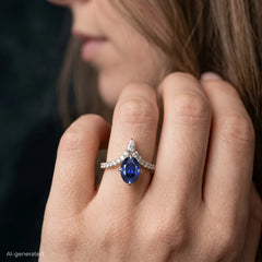 14K White Gold