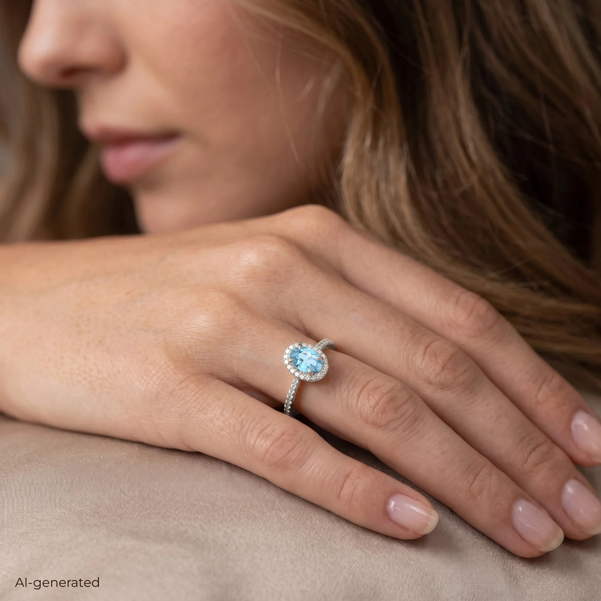 14K White Gold
