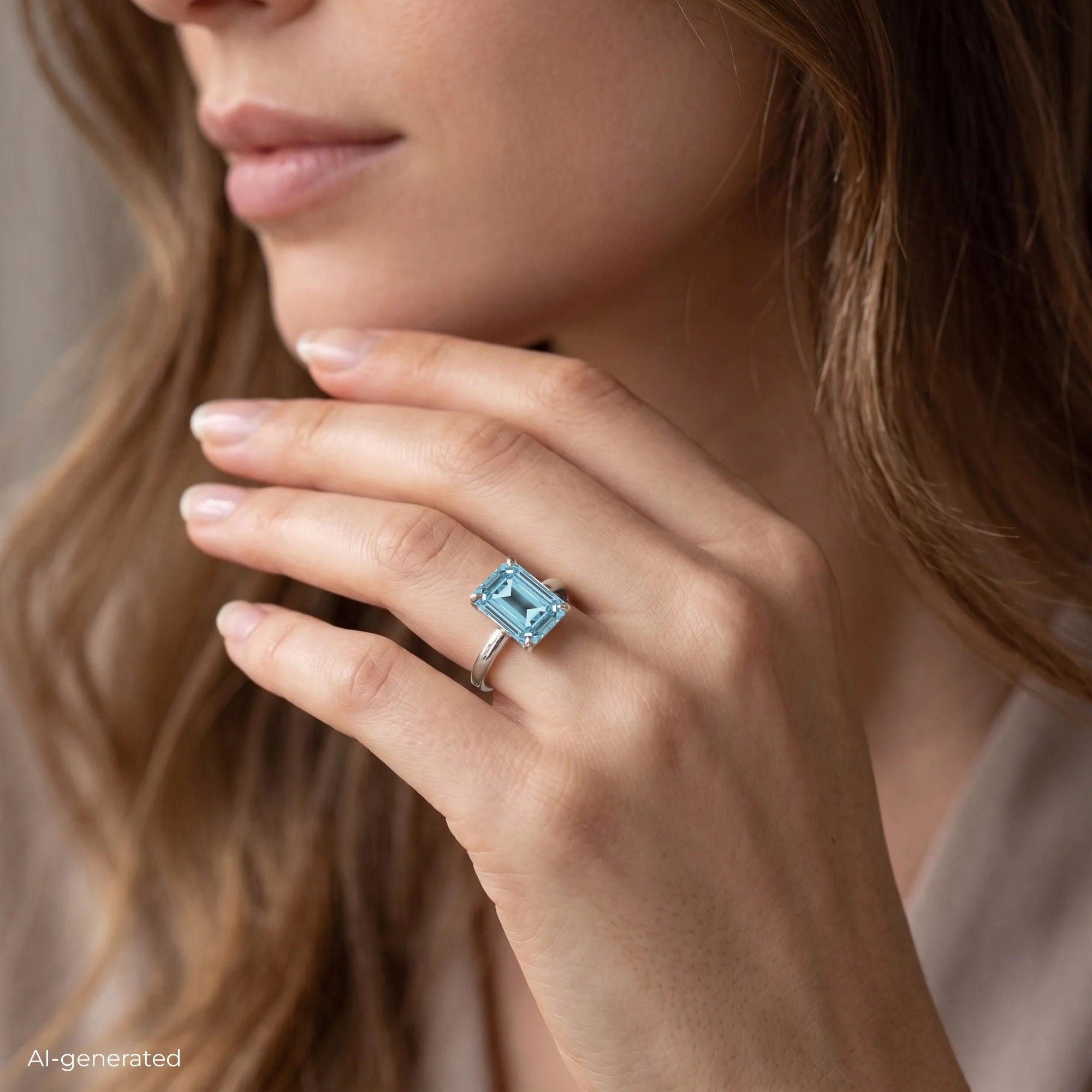 14K White Gold