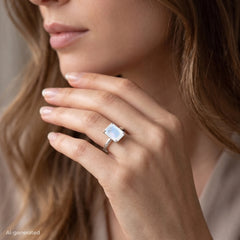 14K White Gold