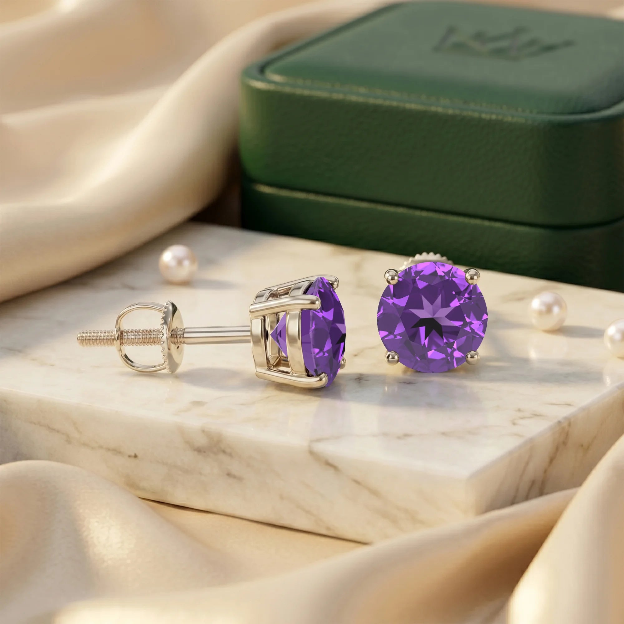 14K White Gold