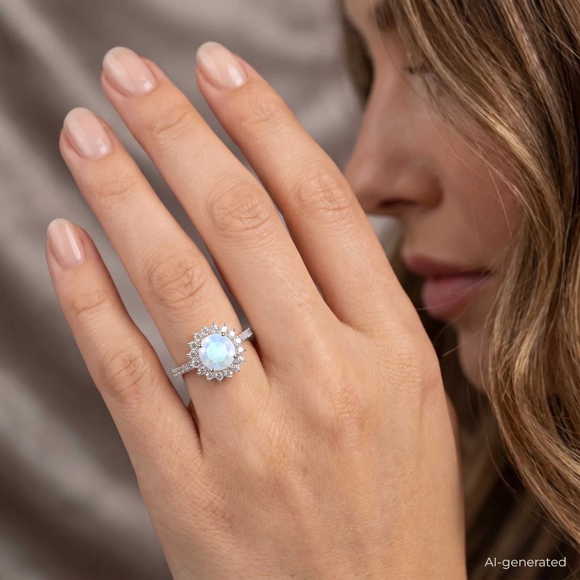 14K White Gold