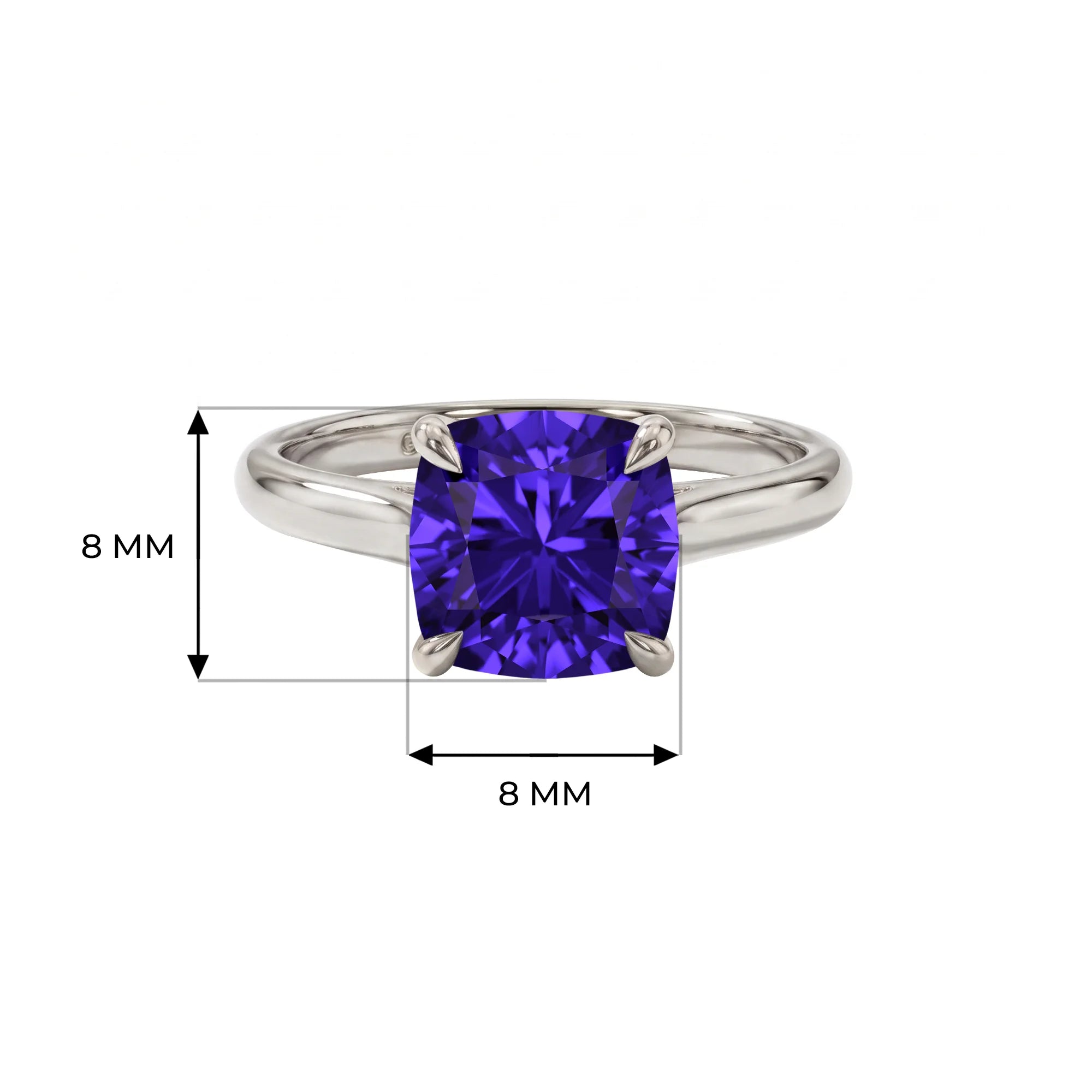 14K White Gold