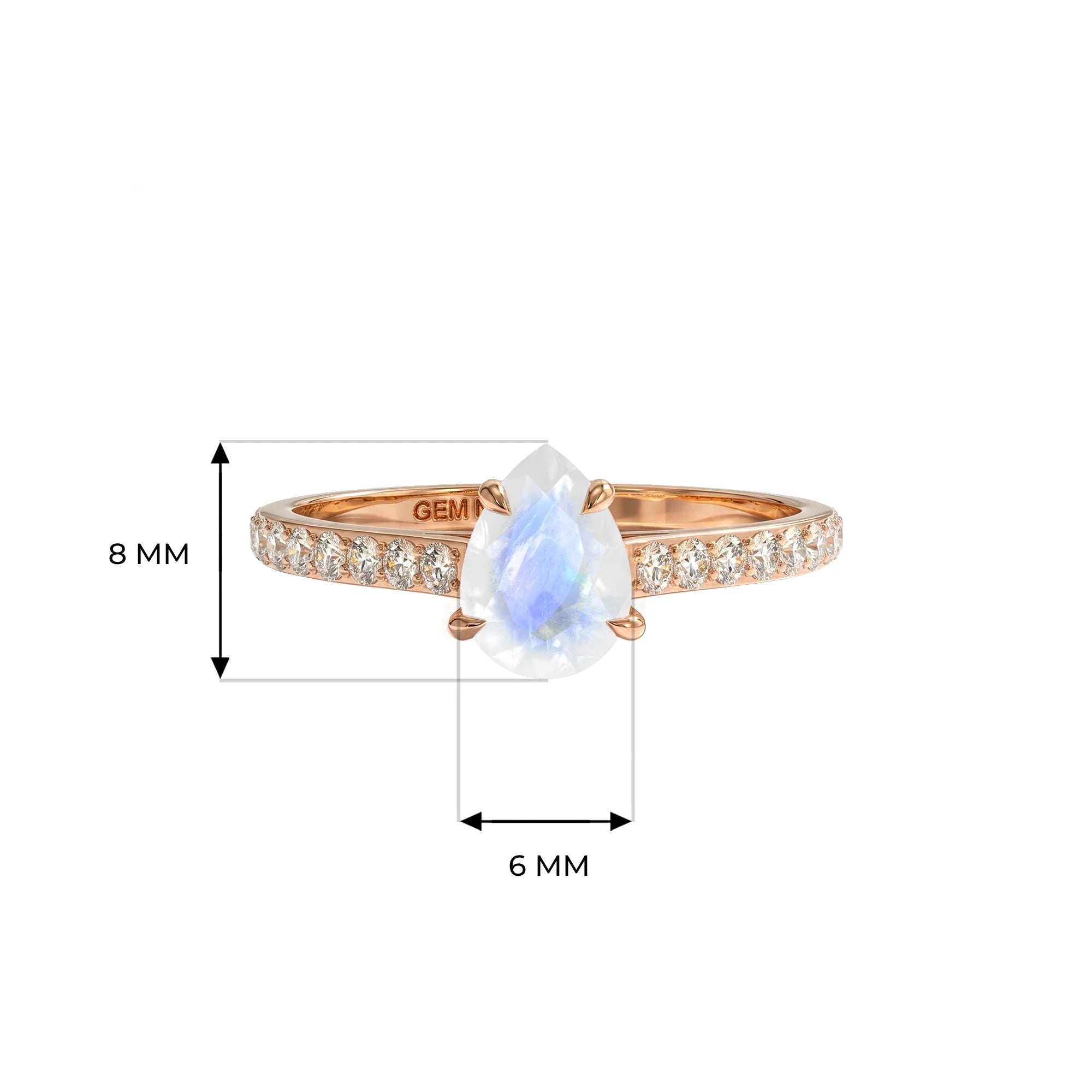 14K Rose Gold