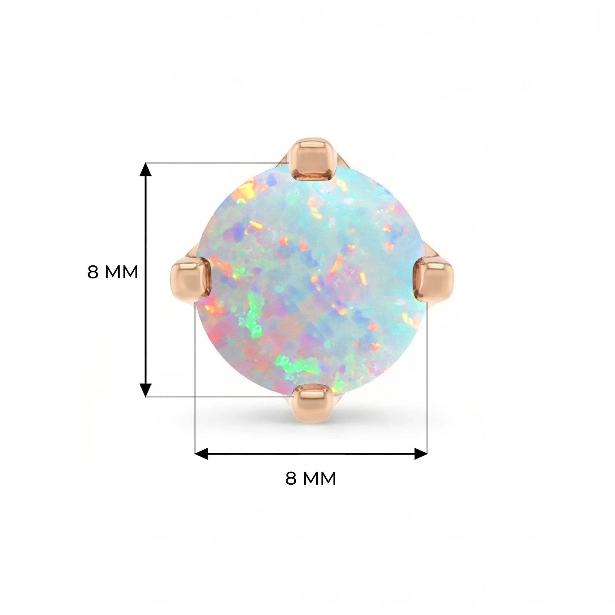 14K Rose Gold