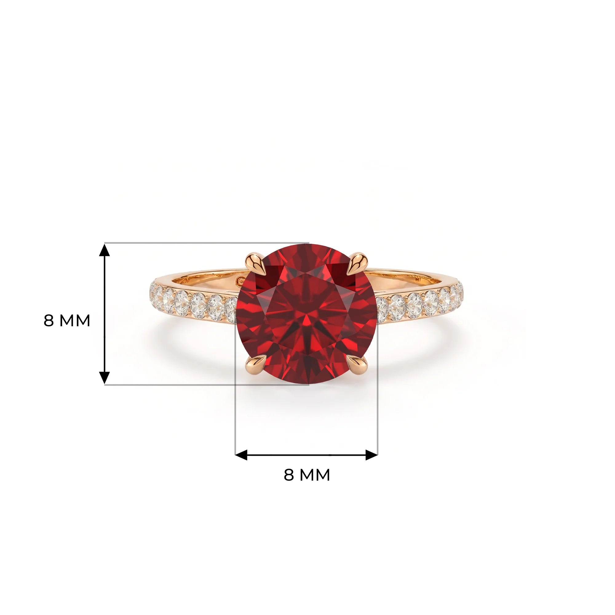 14K Rose Gold