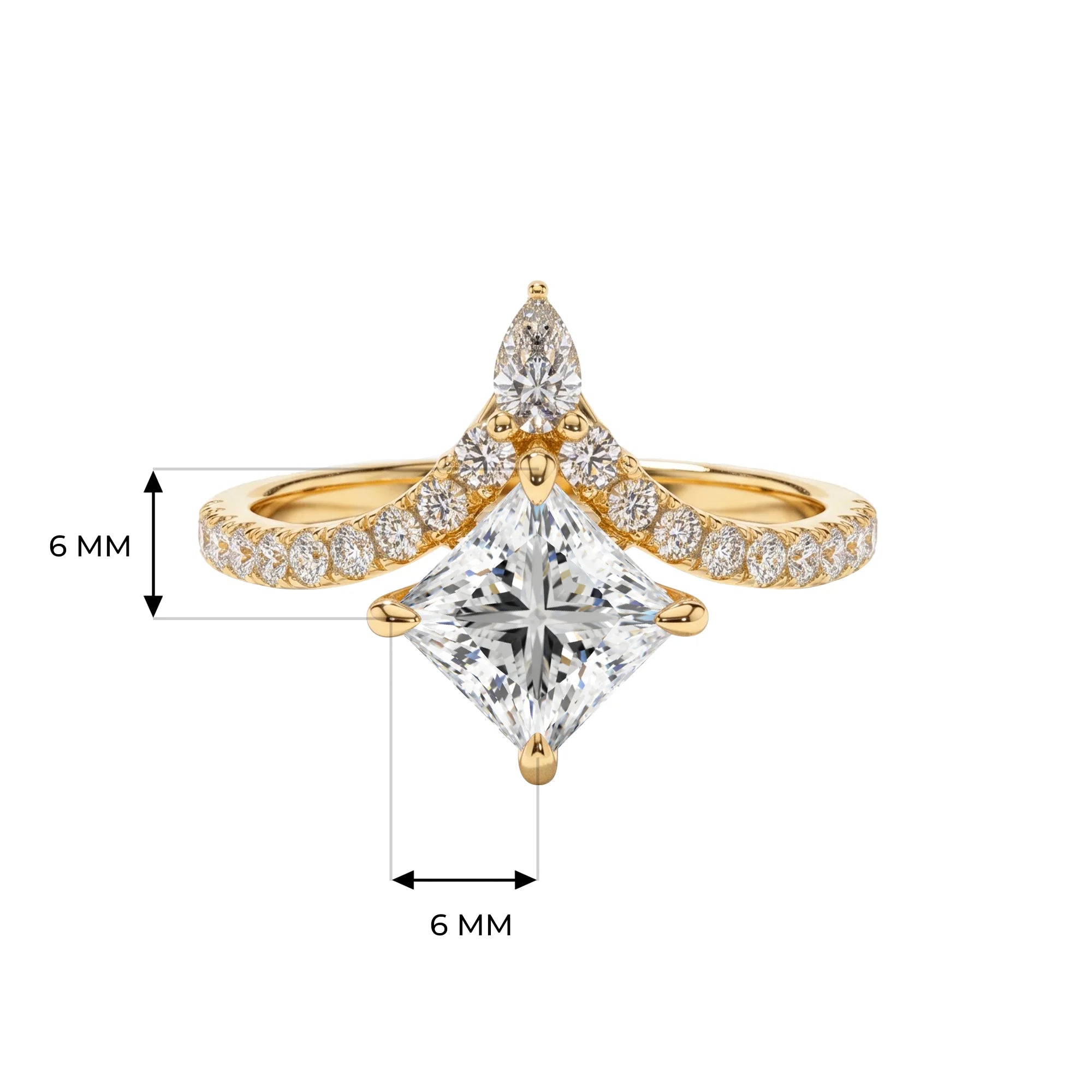 14K Yellow Gold
