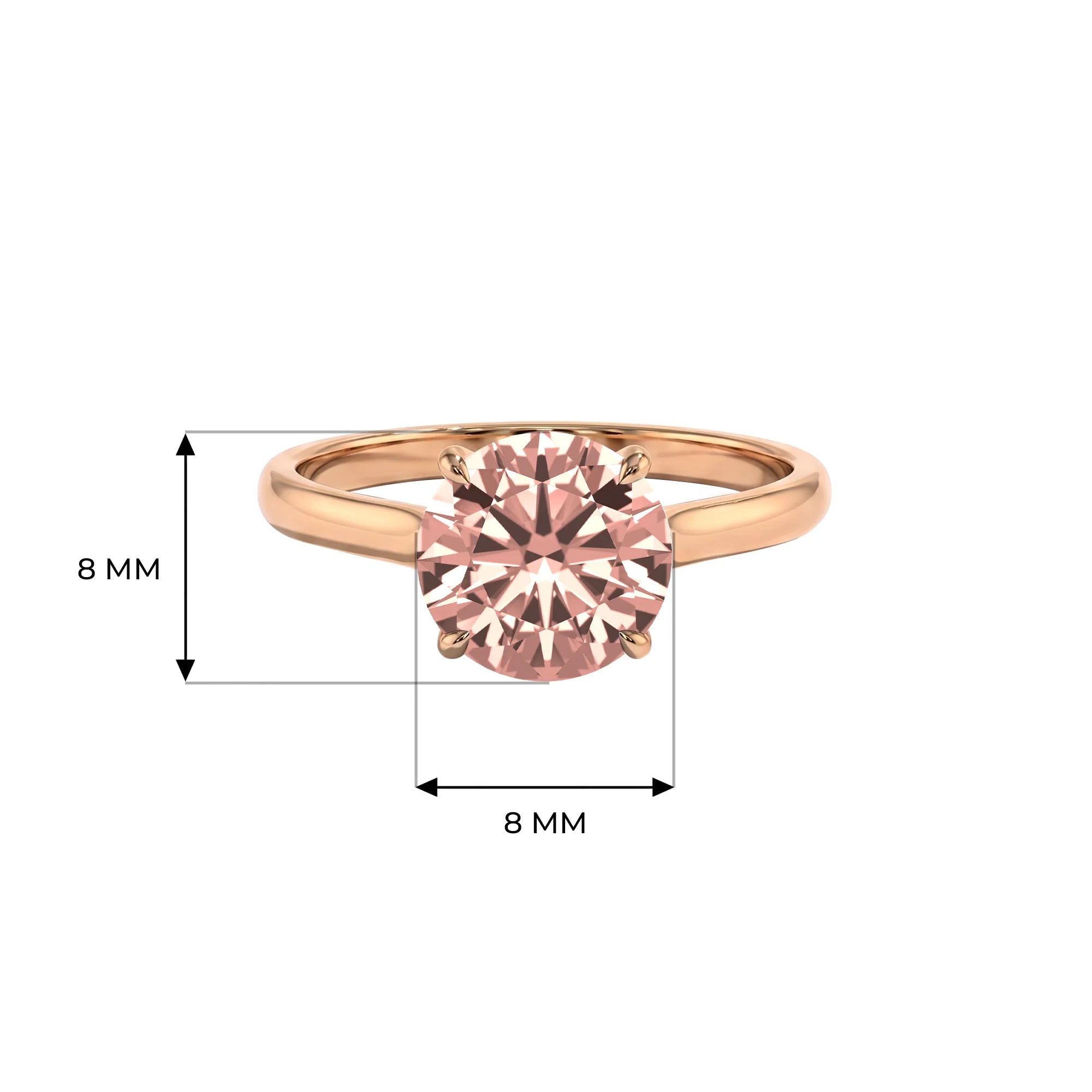 14K Rose Gold