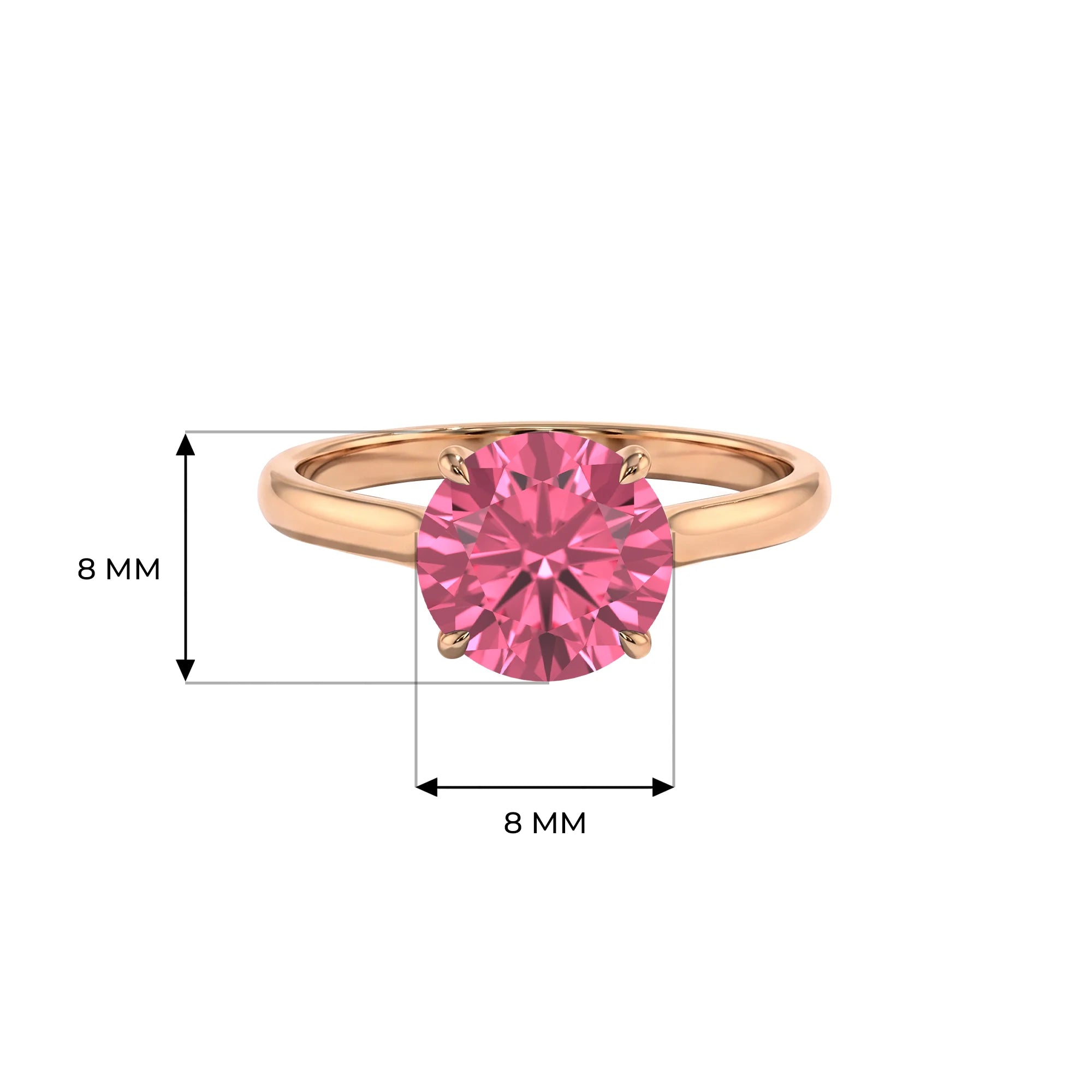 14K Rose Gold