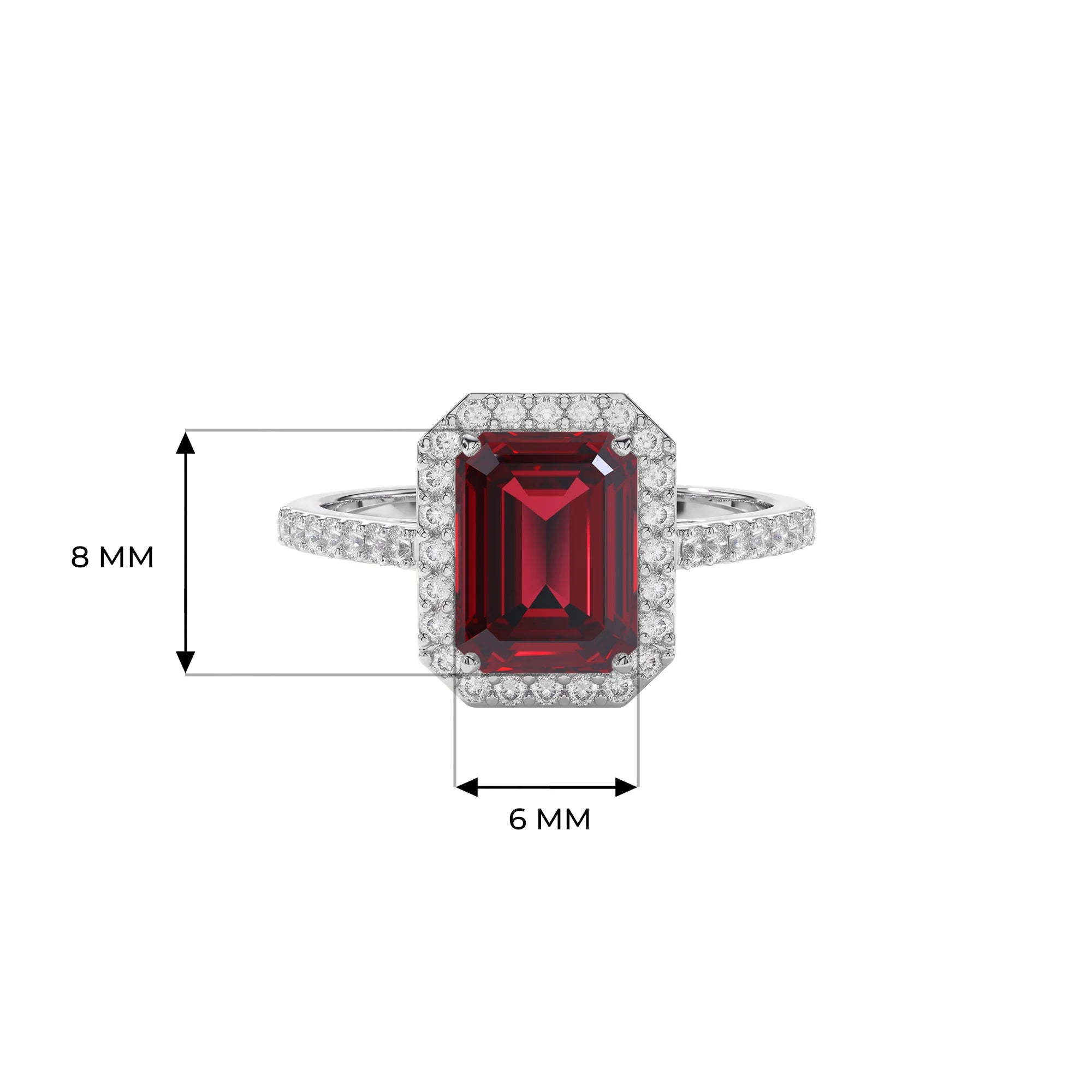 14K White Gold