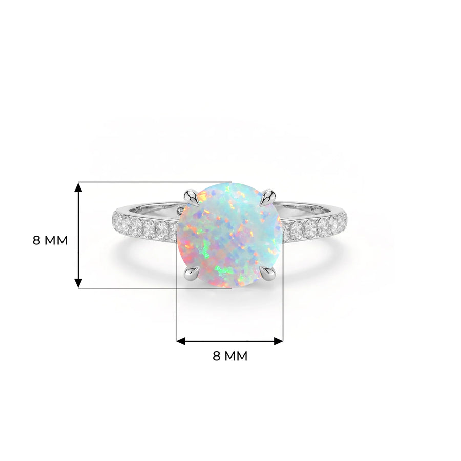 14K White Gold