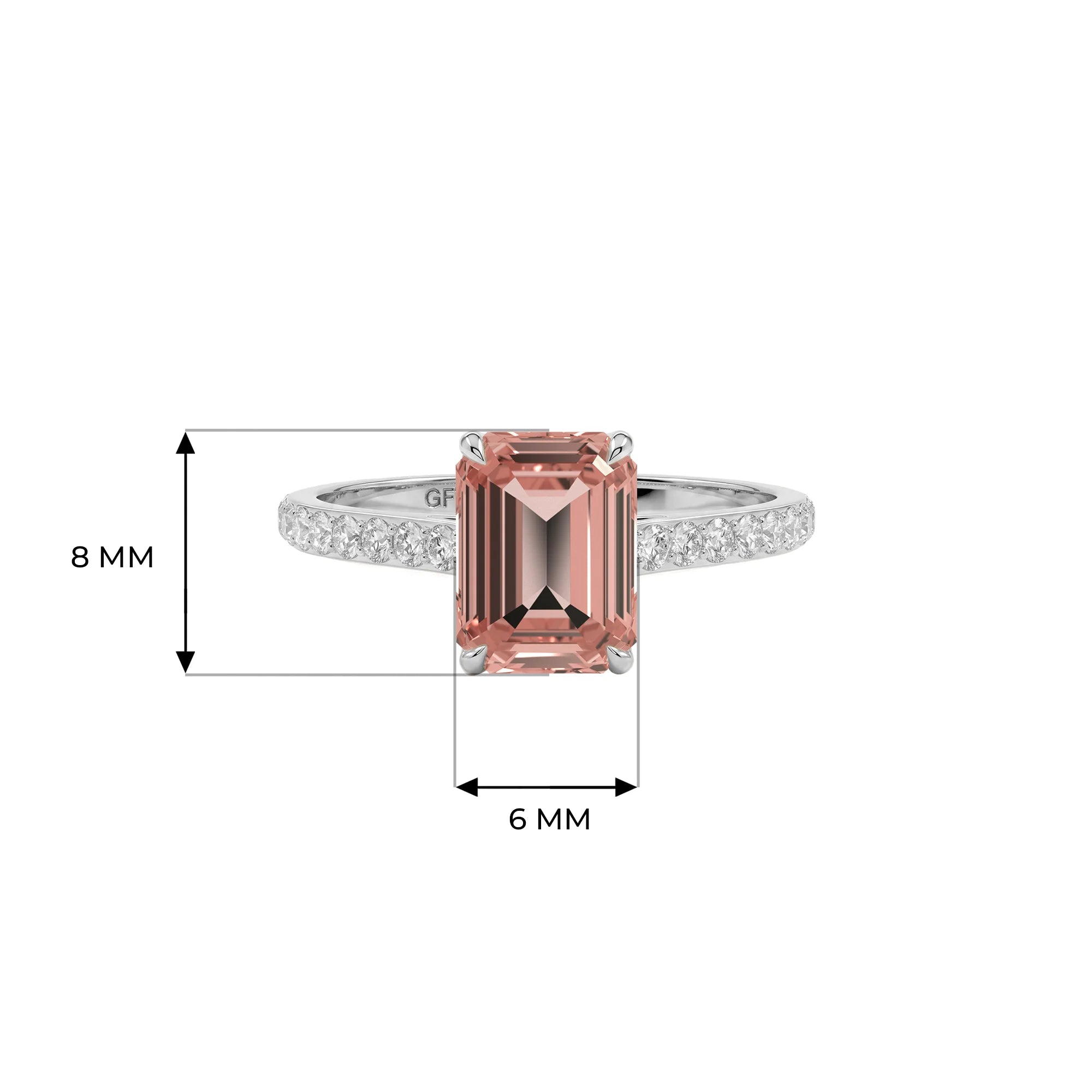 14K White Gold