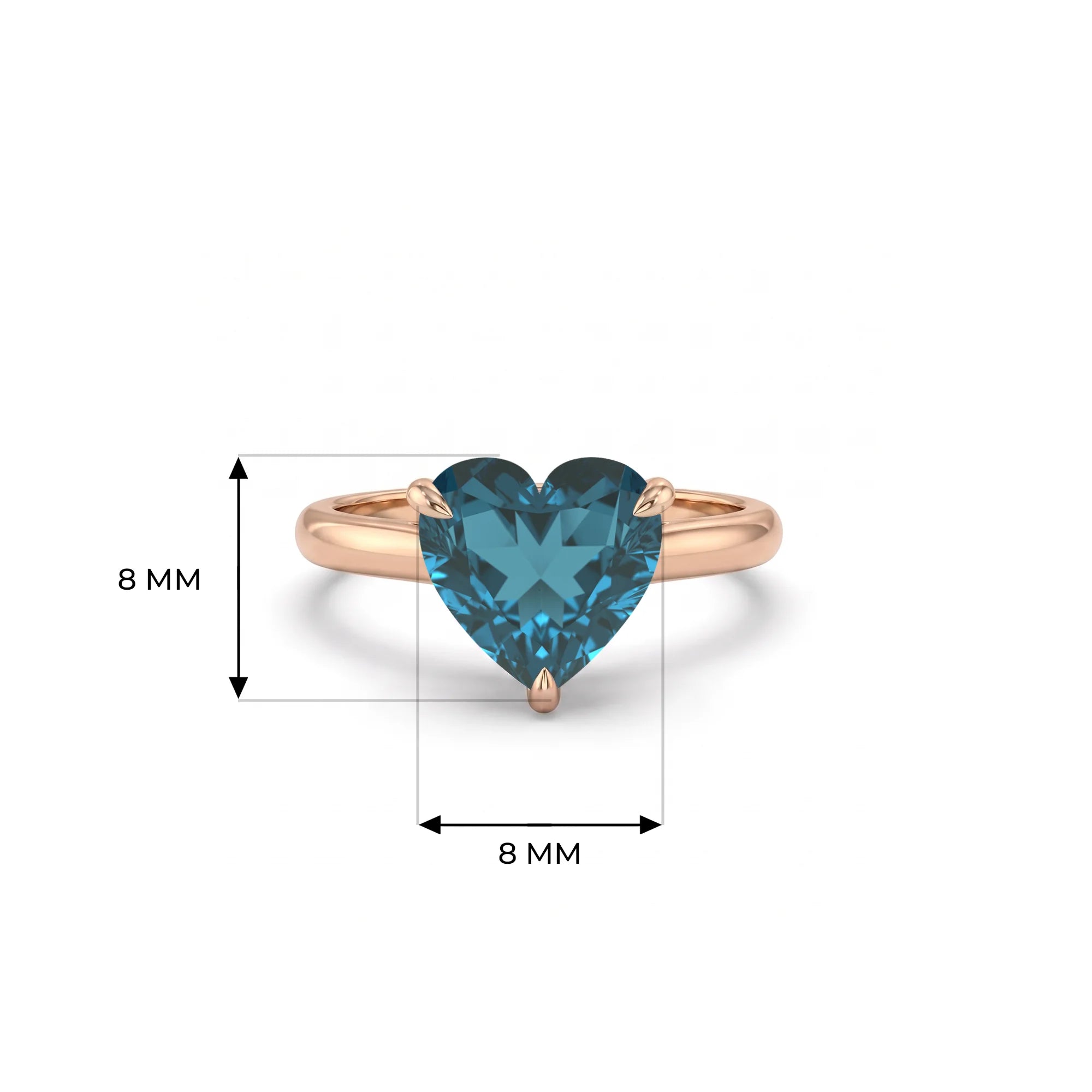 14K Rose Gold