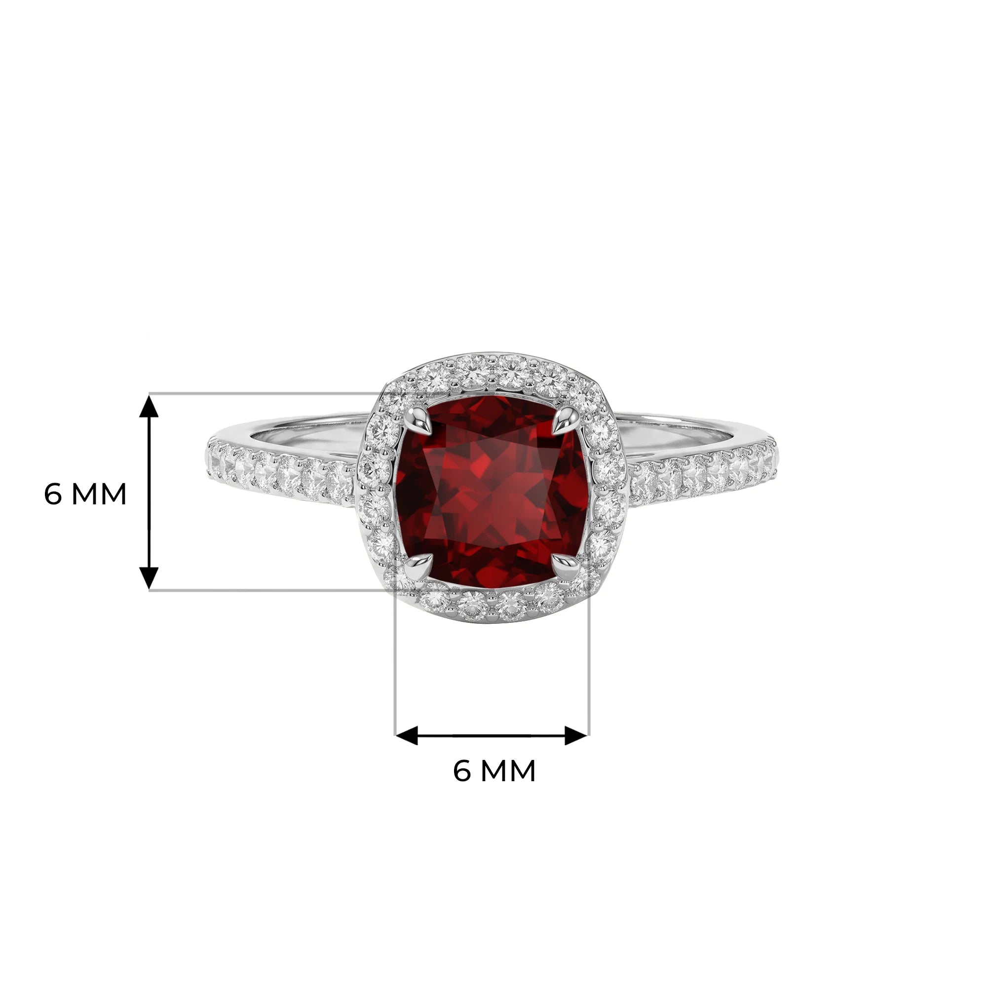 14K White Gold