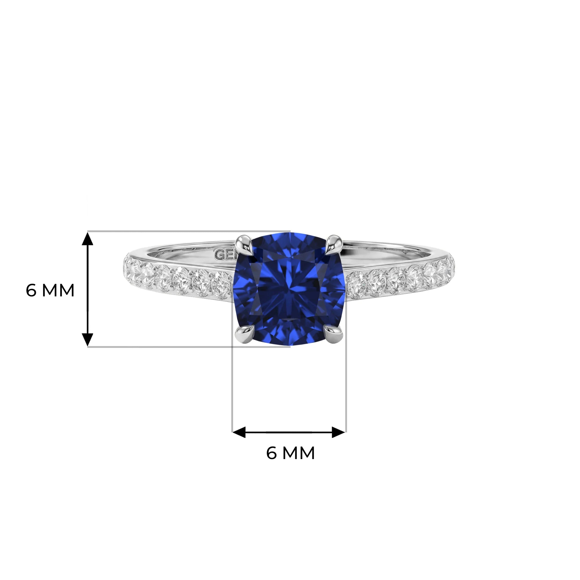 14K White Gold