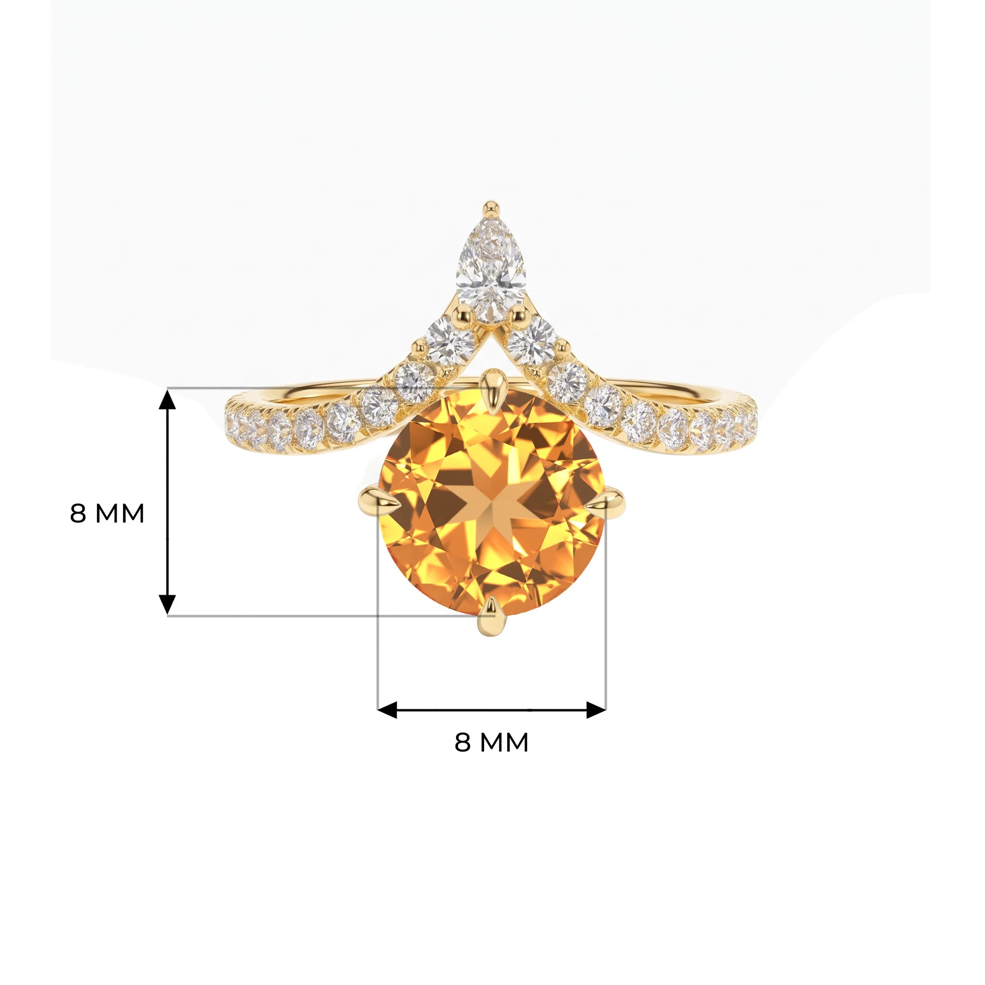 14K Yellow Gold