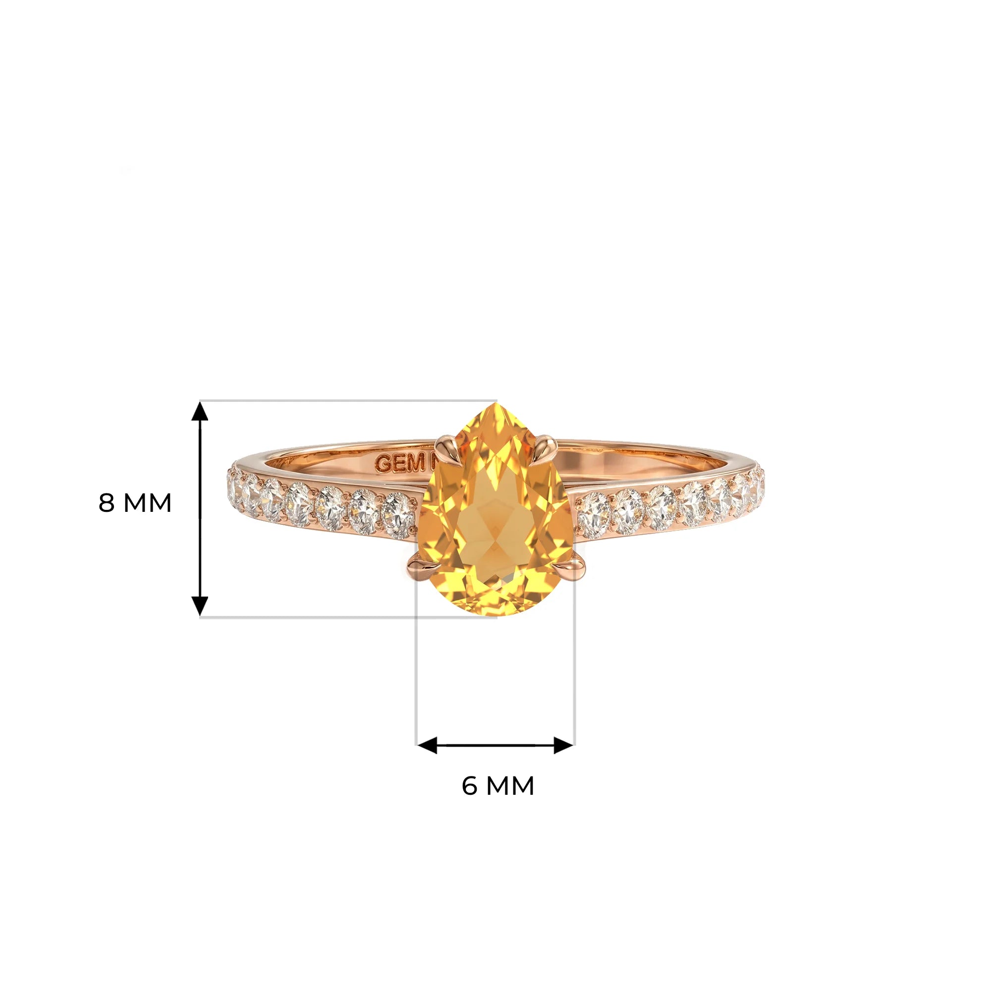 14K Rose Gold