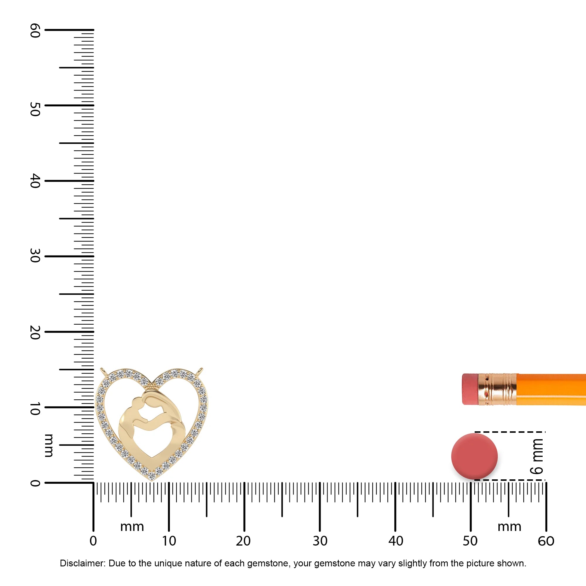 lab grown diamond round necklaces in yellow gold 