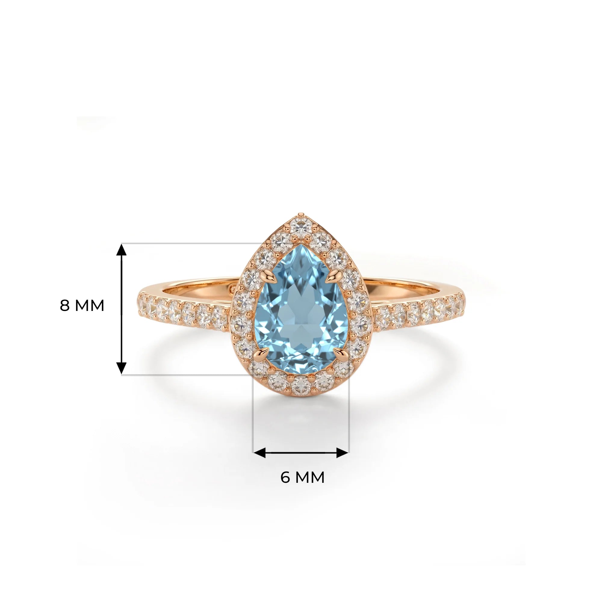 14K Rose Gold