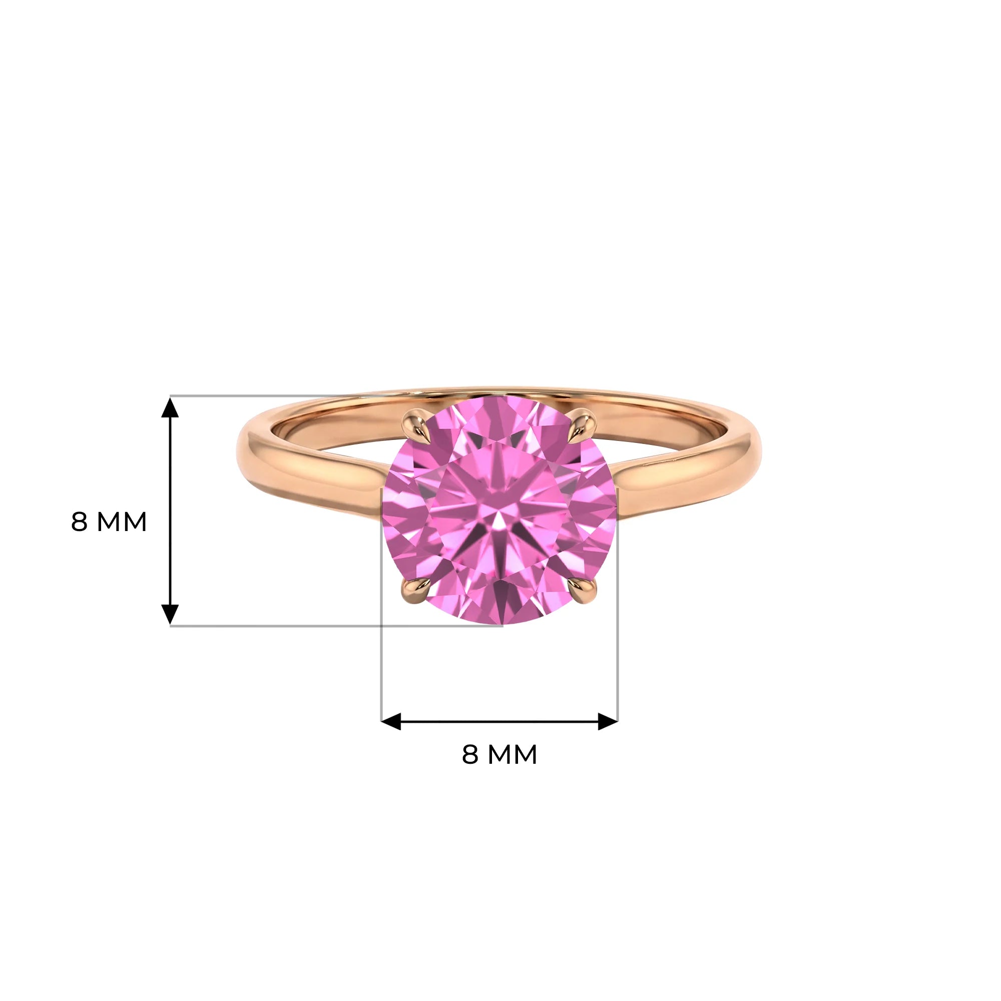 14K Rose Gold