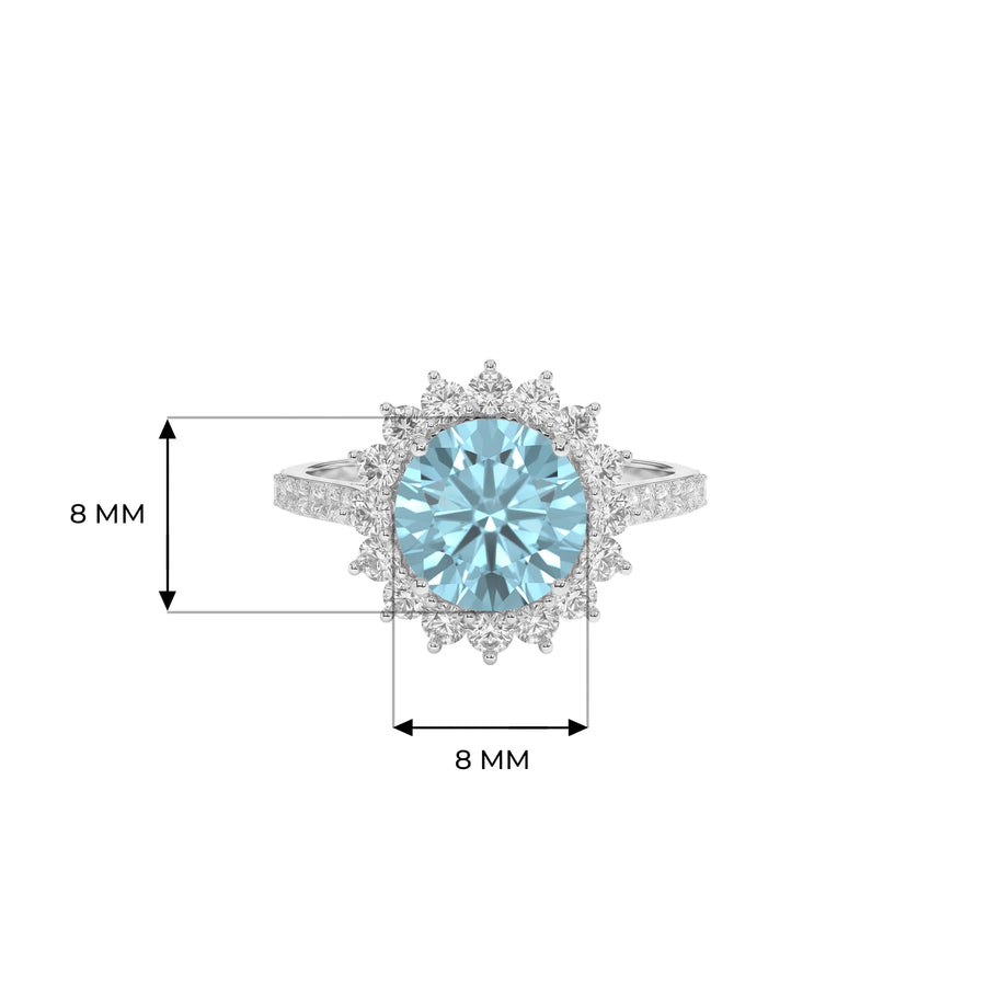 14K White Gold