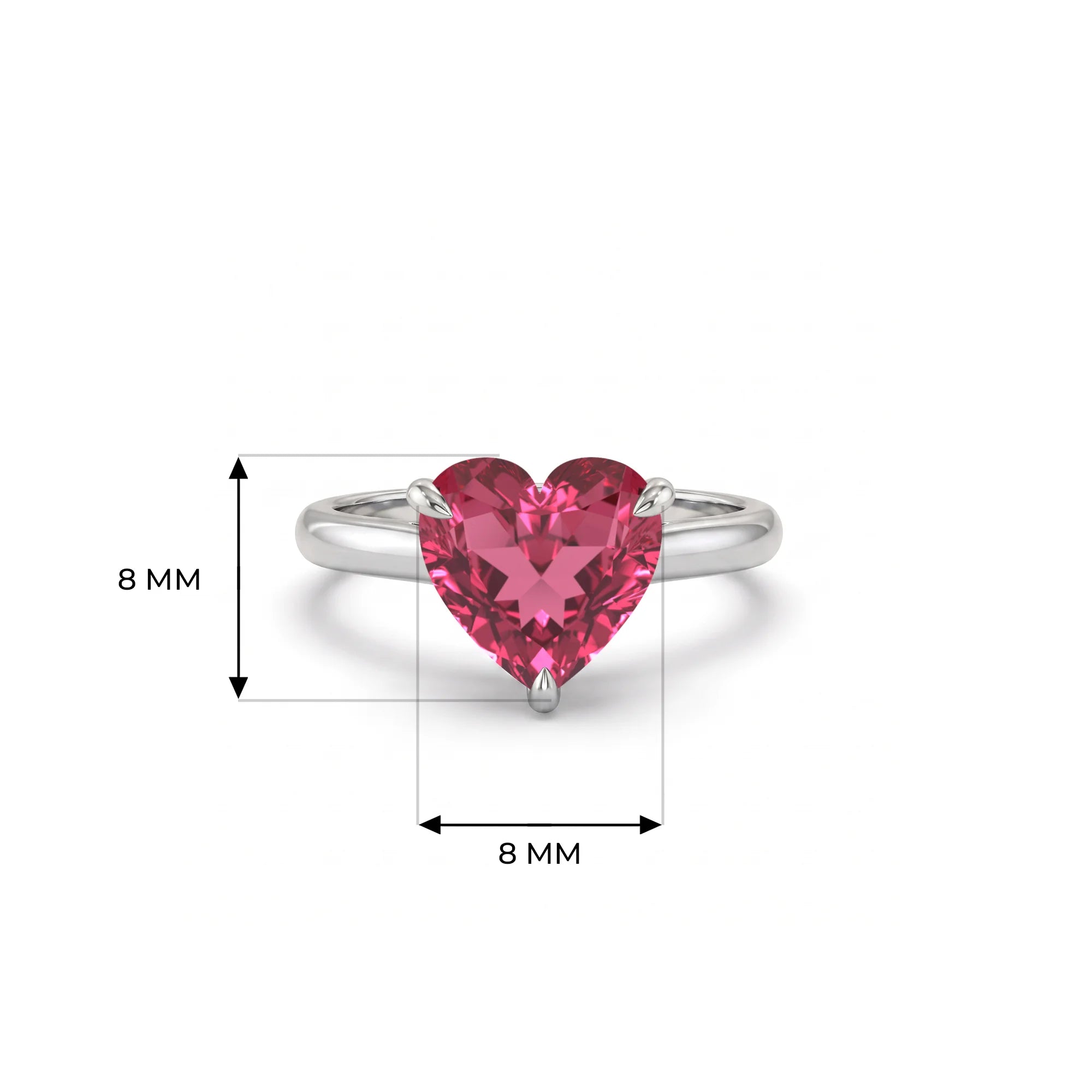 14K White Gold