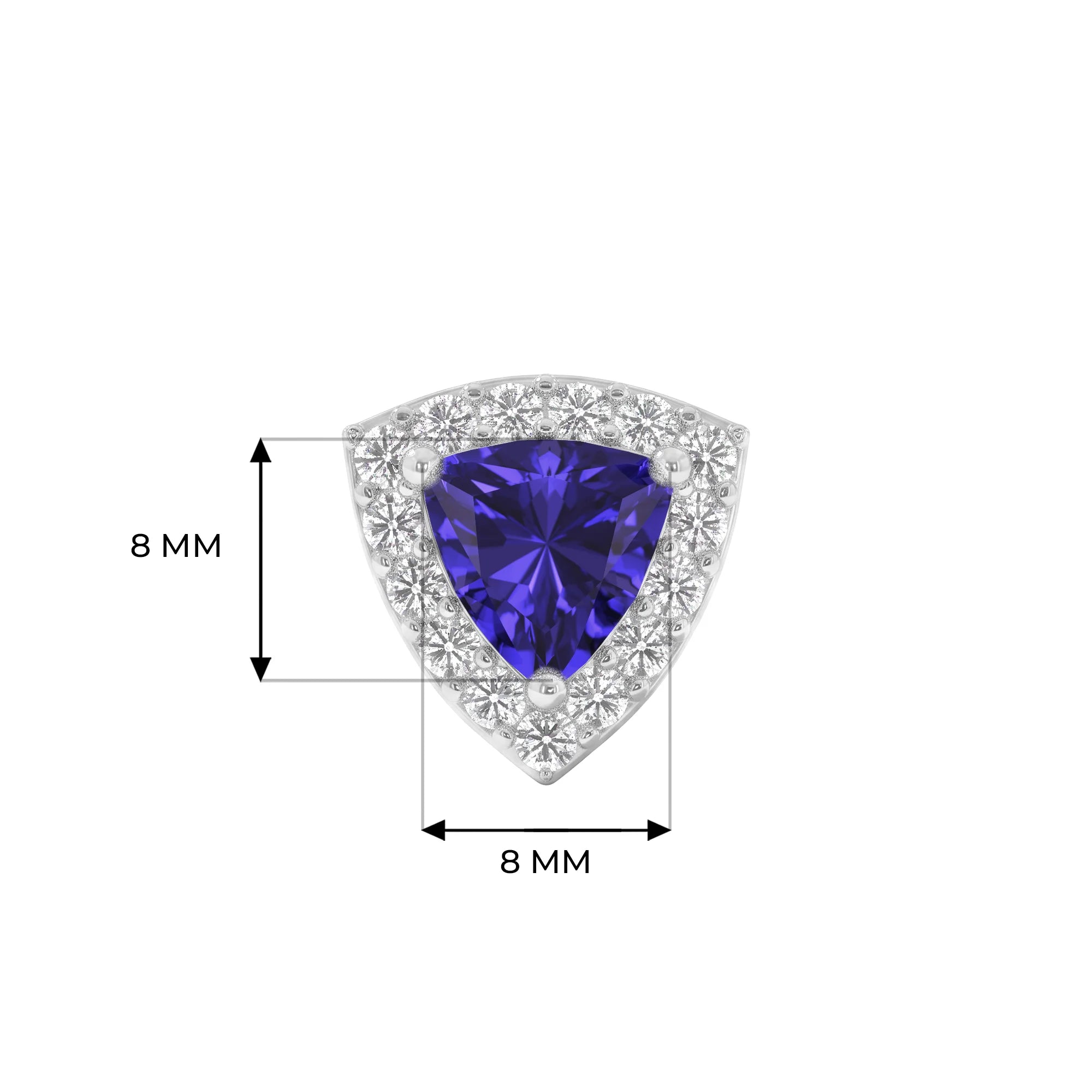 14K White Gold