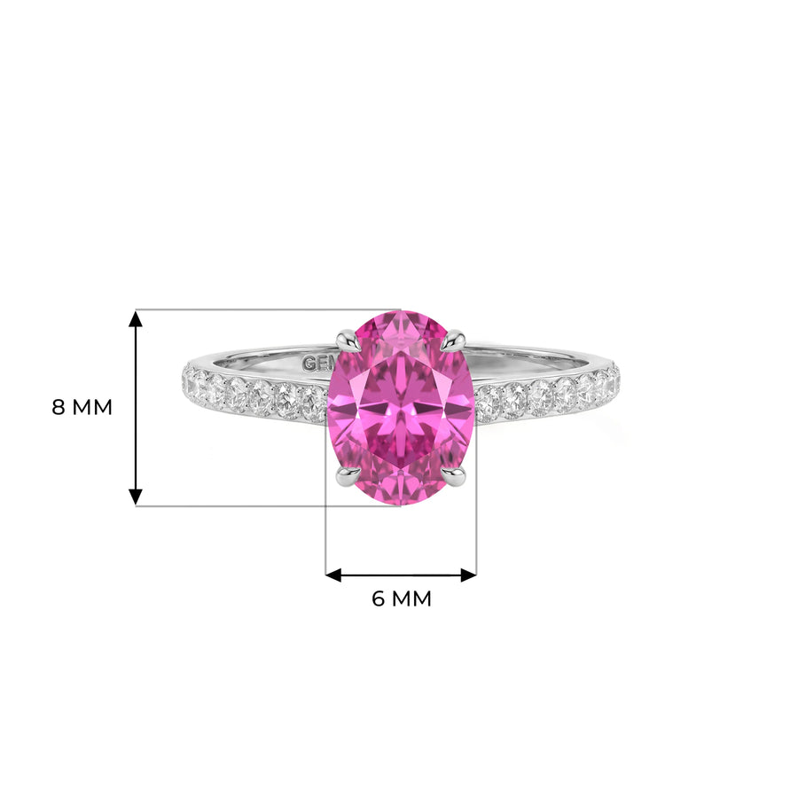14K White Gold