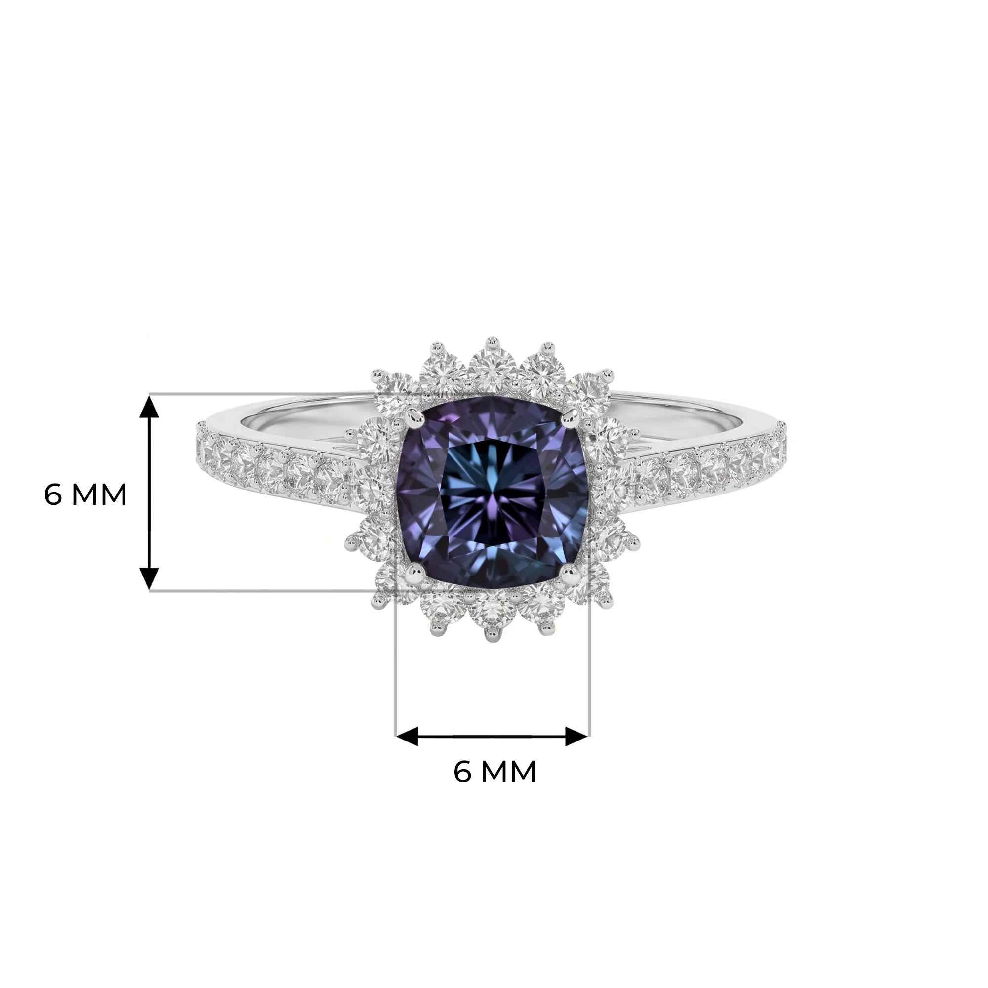 14K White Gold