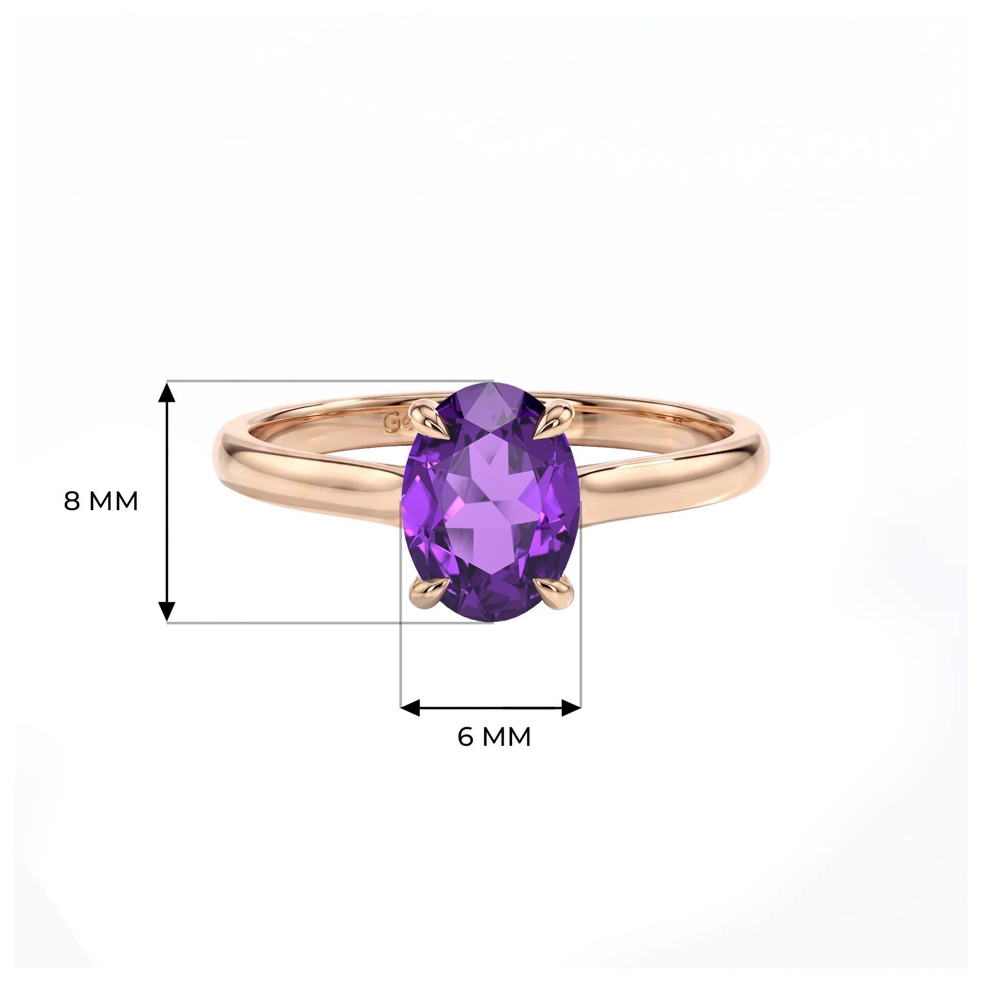 14K Rose Gold