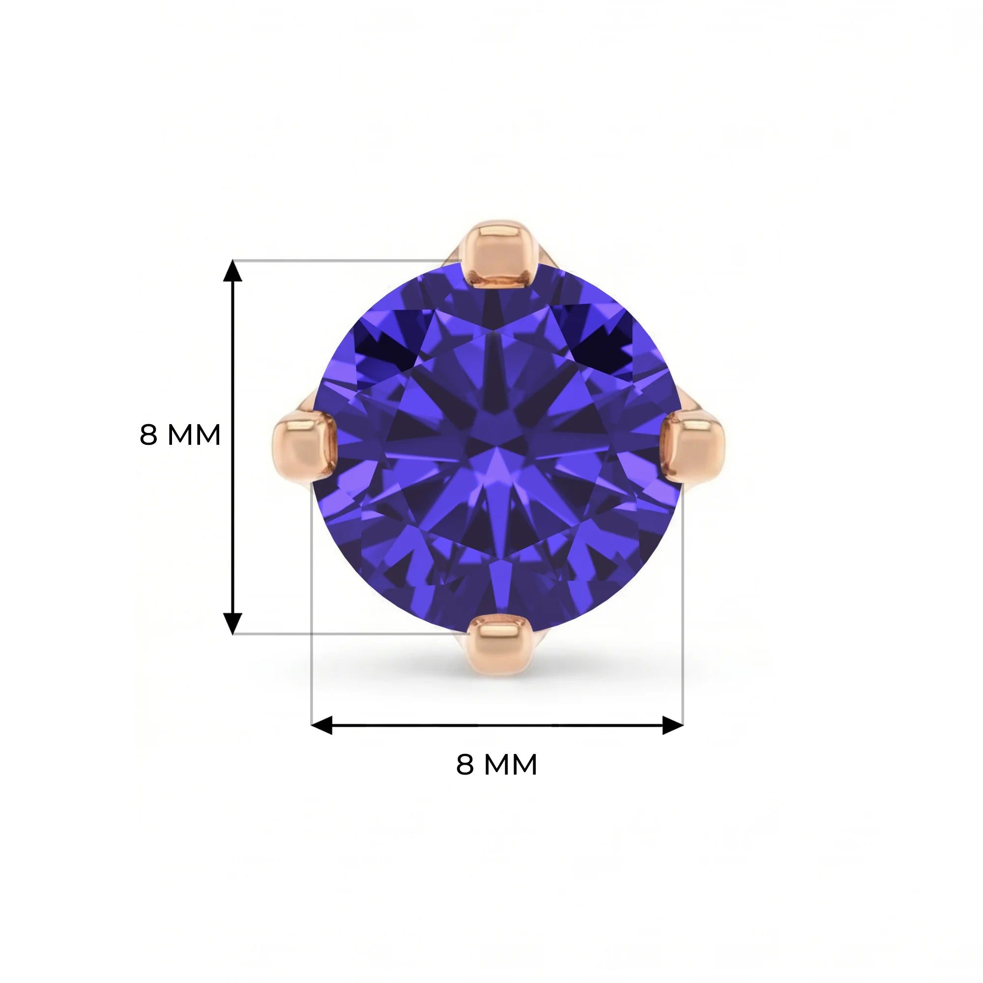 14K Rose Gold