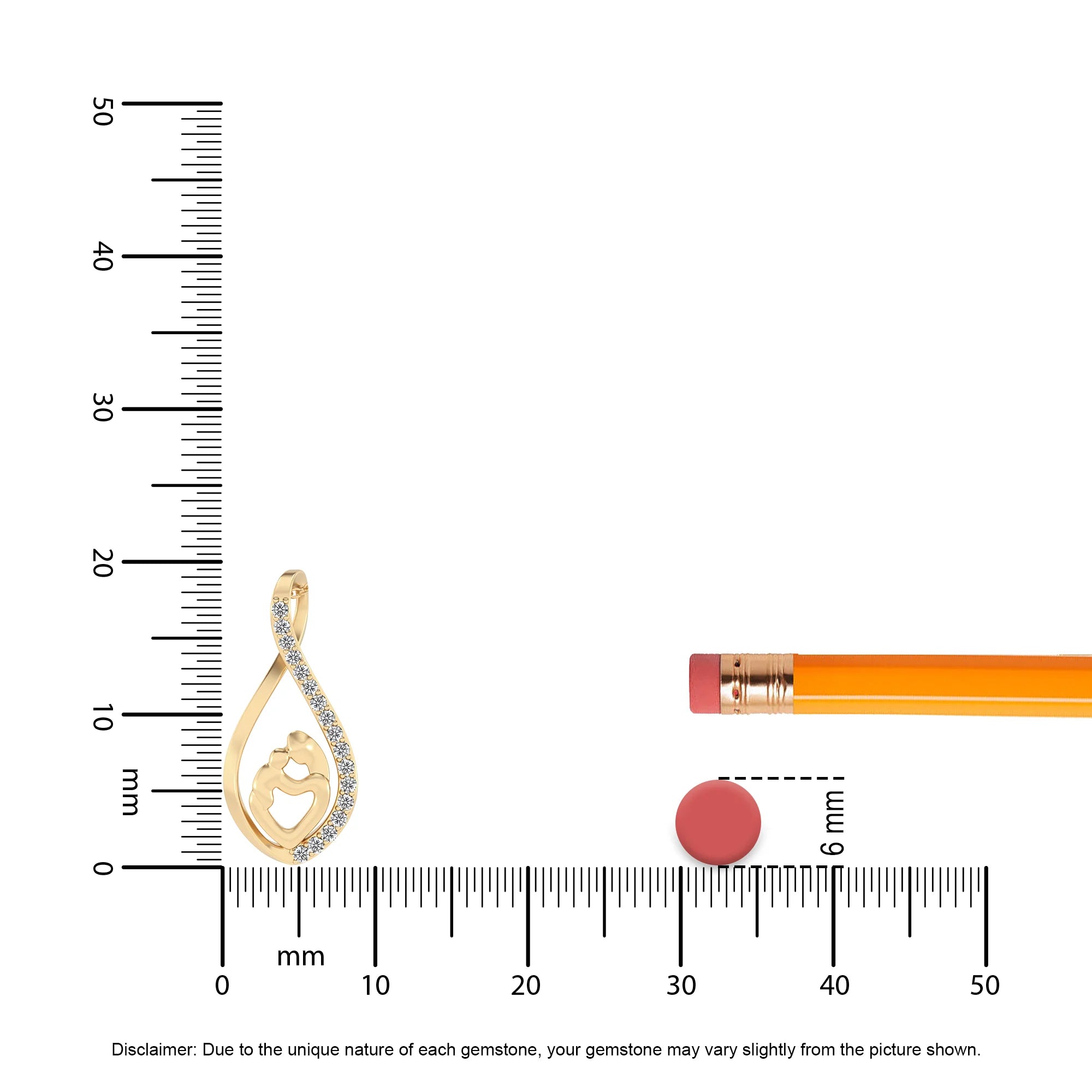 lab grown diamond round necklaces in yellow gold 
