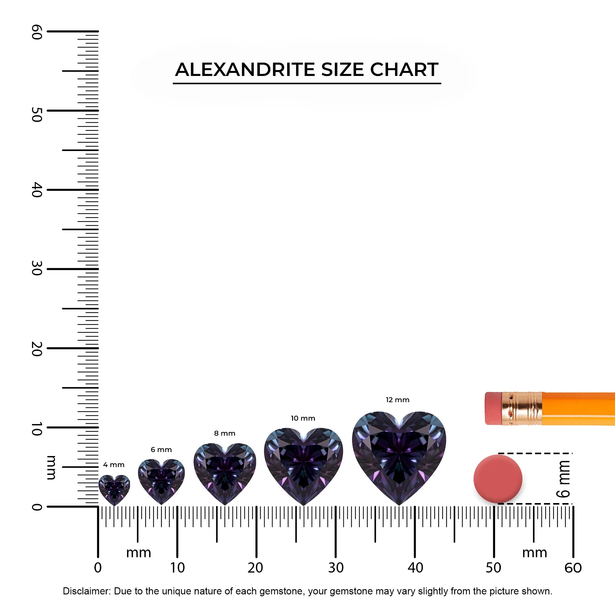 lab grown alexandrite heart solitaire v-bale necklaces in sterling silver 