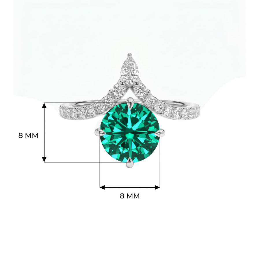 14K White Gold