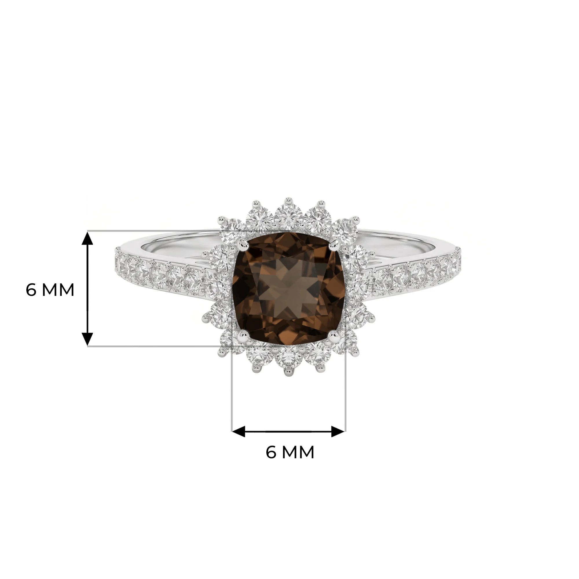 14K White Gold