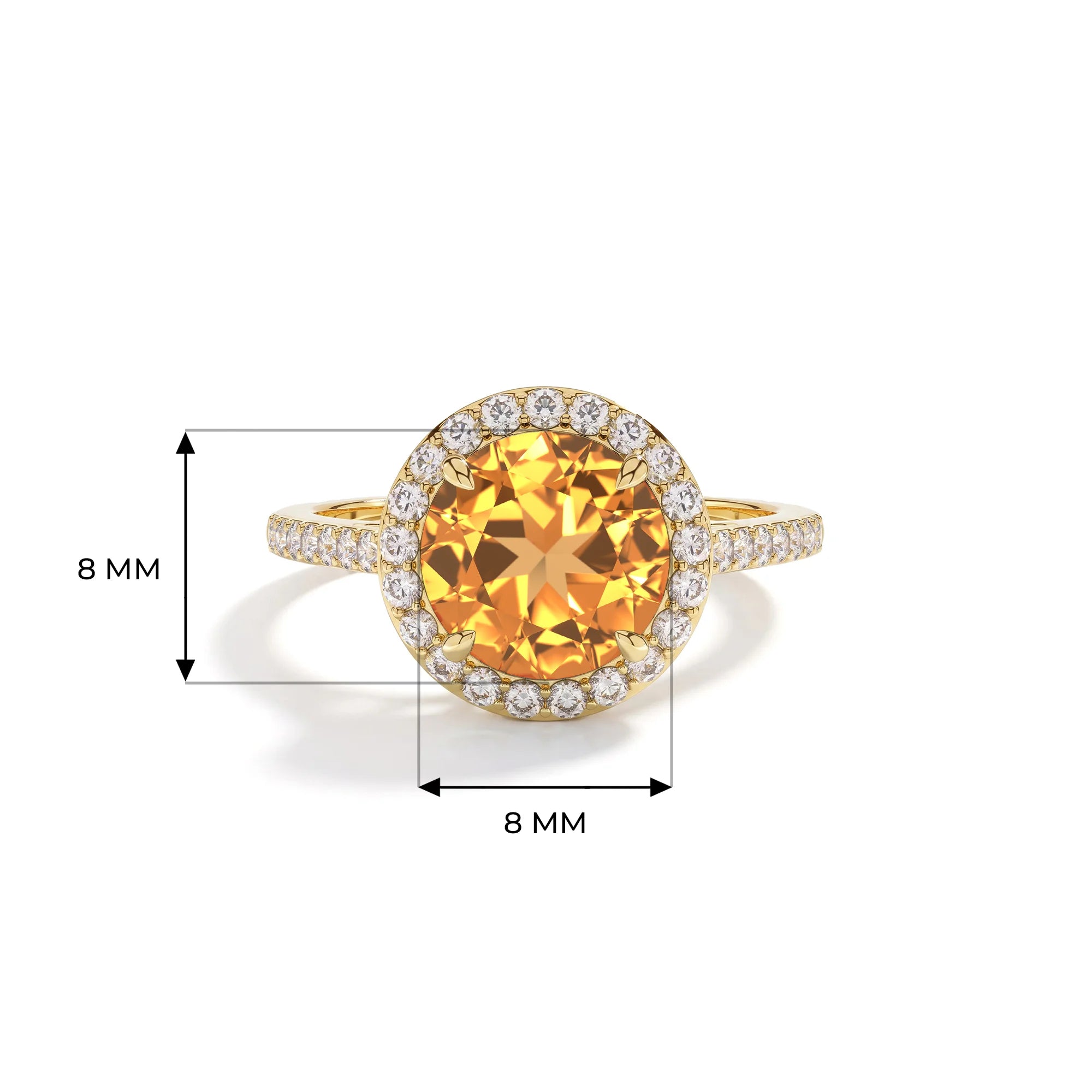 14K Yellow Gold