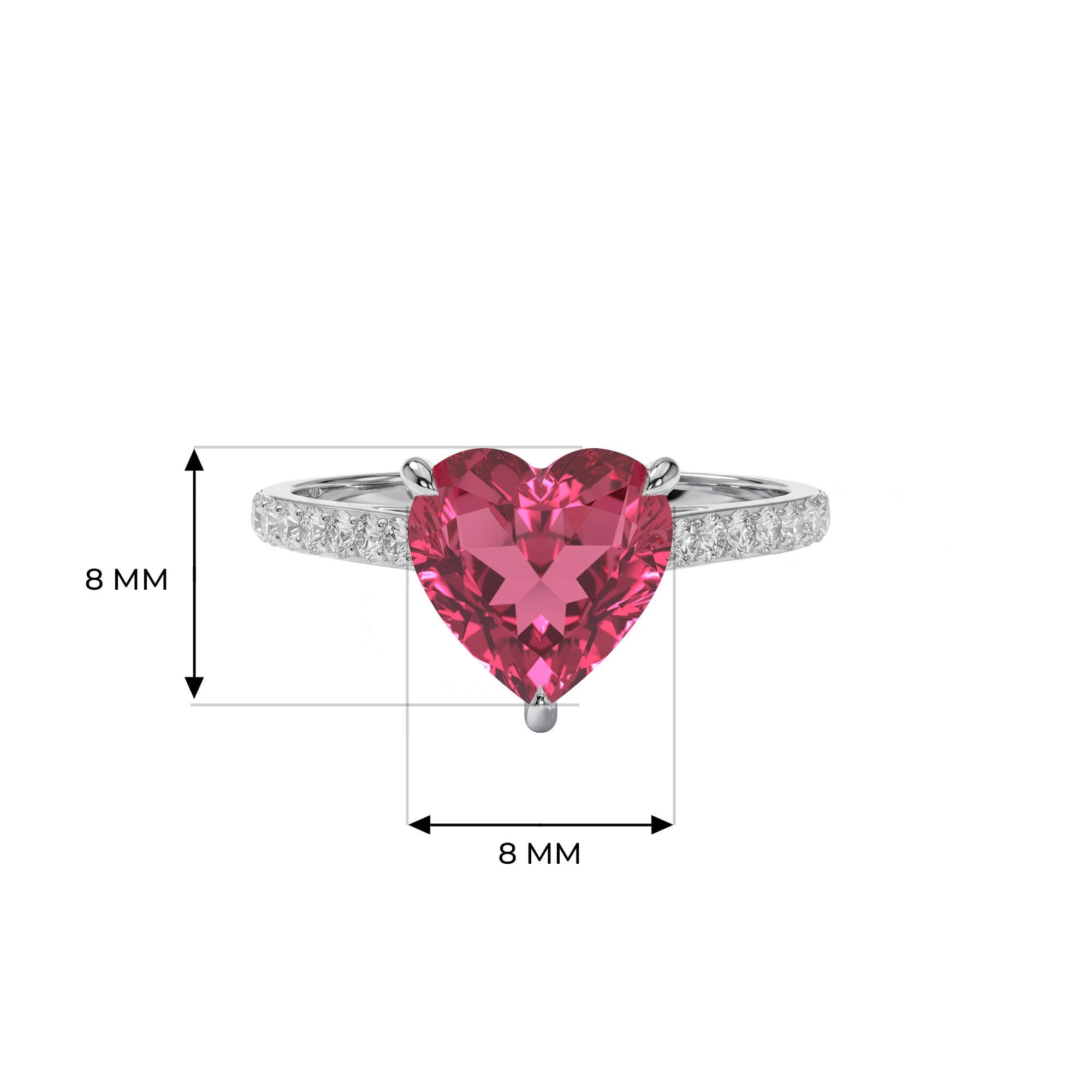 14K White Gold