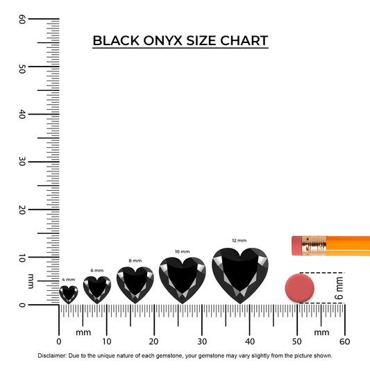 natural black onyx heart solitaire necklaces in rose gold 
