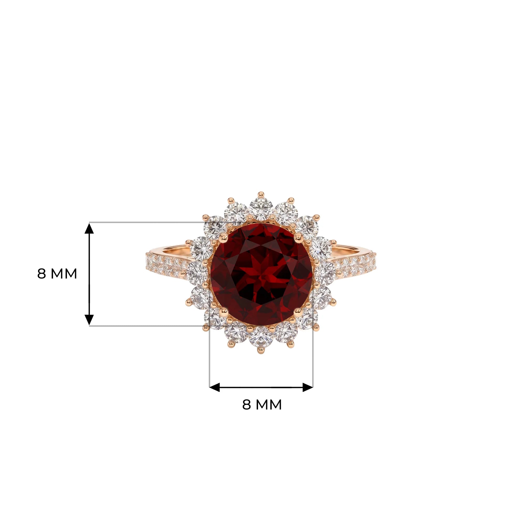 14K Rose Gold
